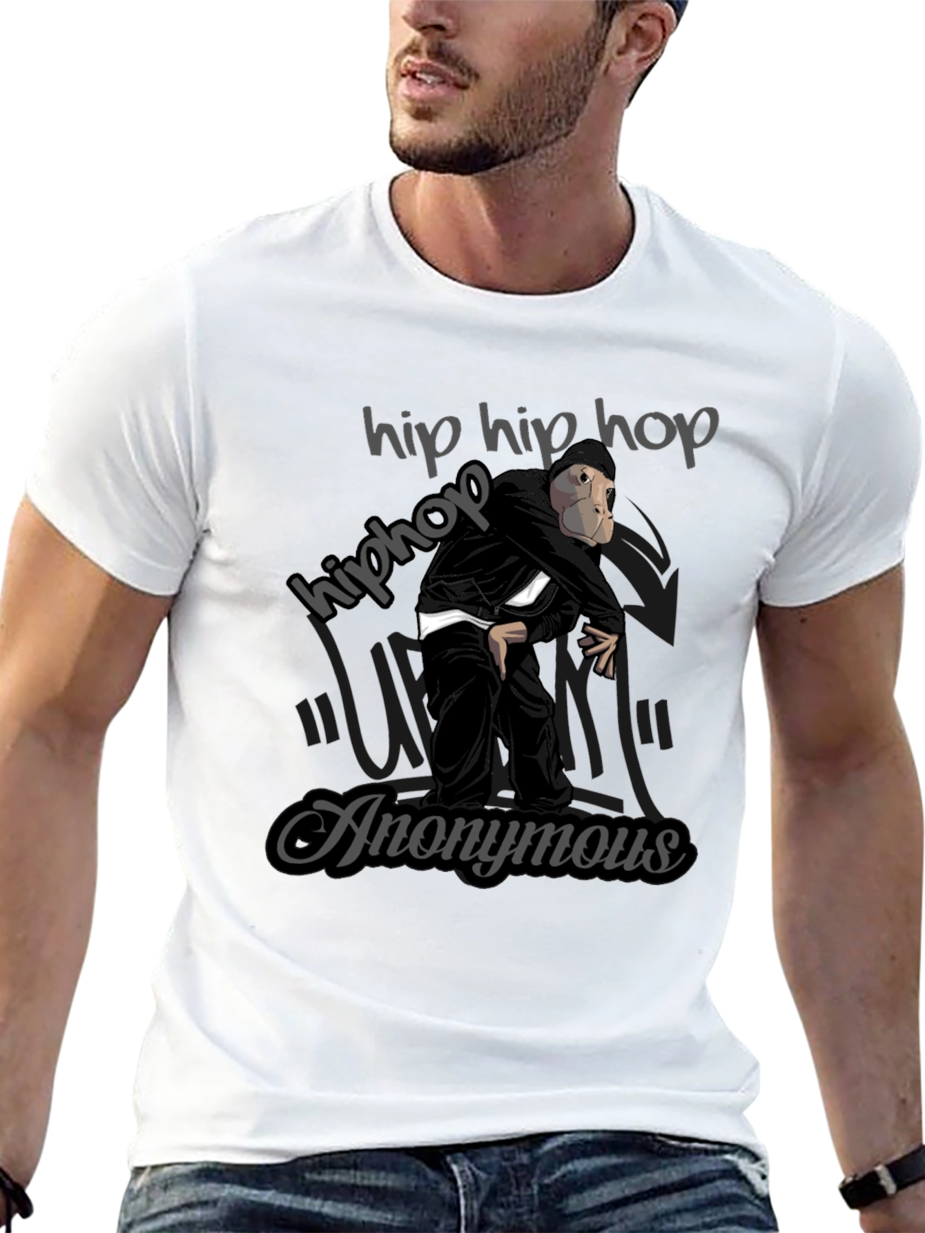 Hip Hop Anonymous Graphic T-Shirt