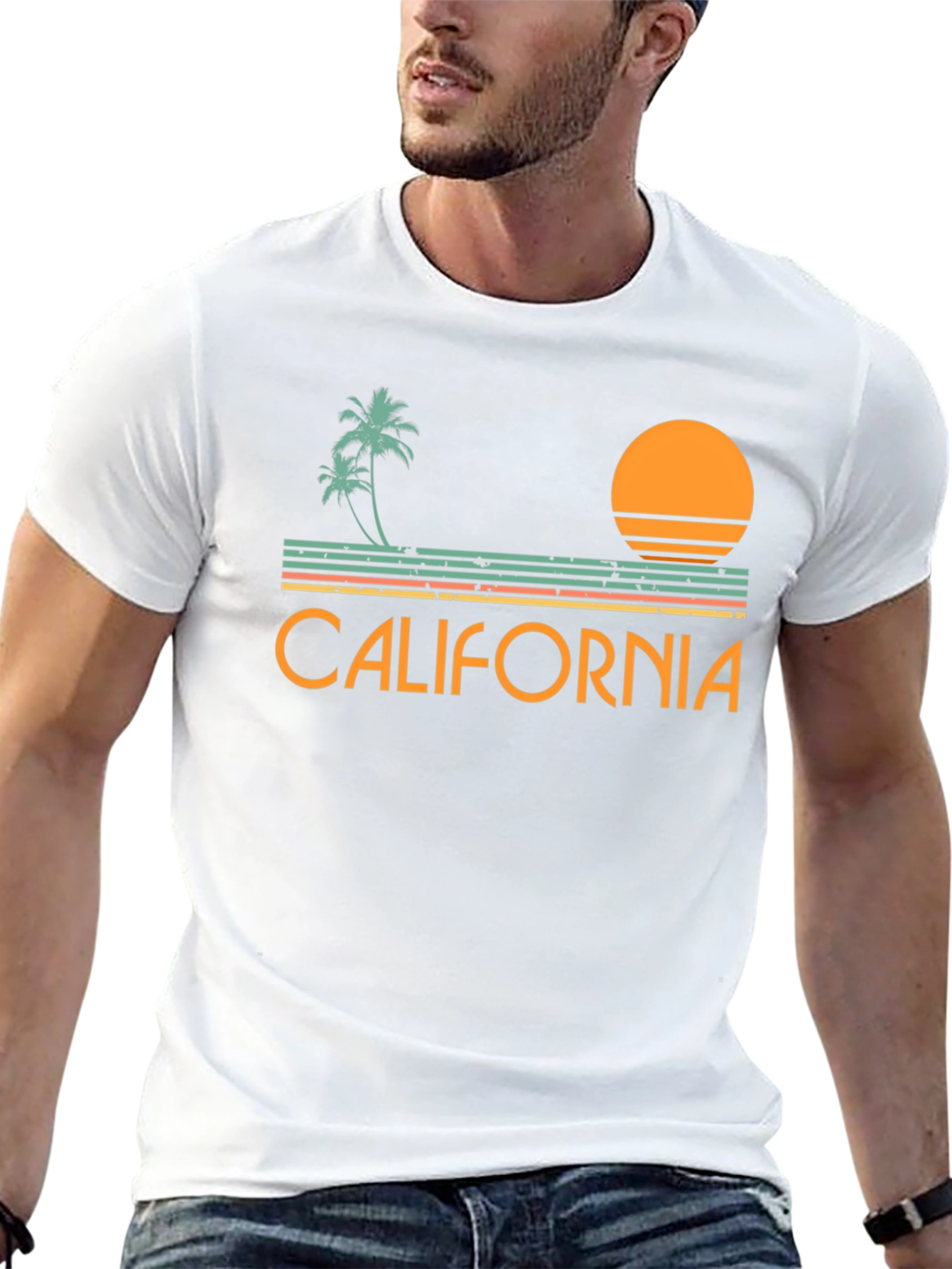 California Sunset Graphic T-Shirt