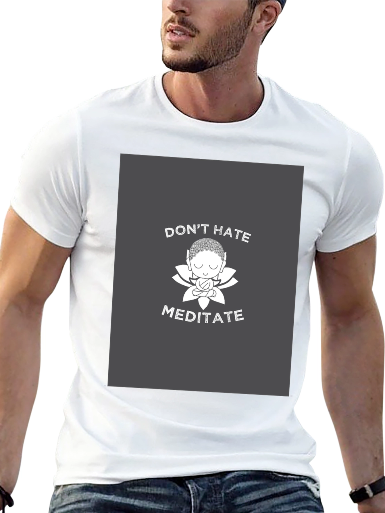 Dont Hate Meditate Graphic Tee