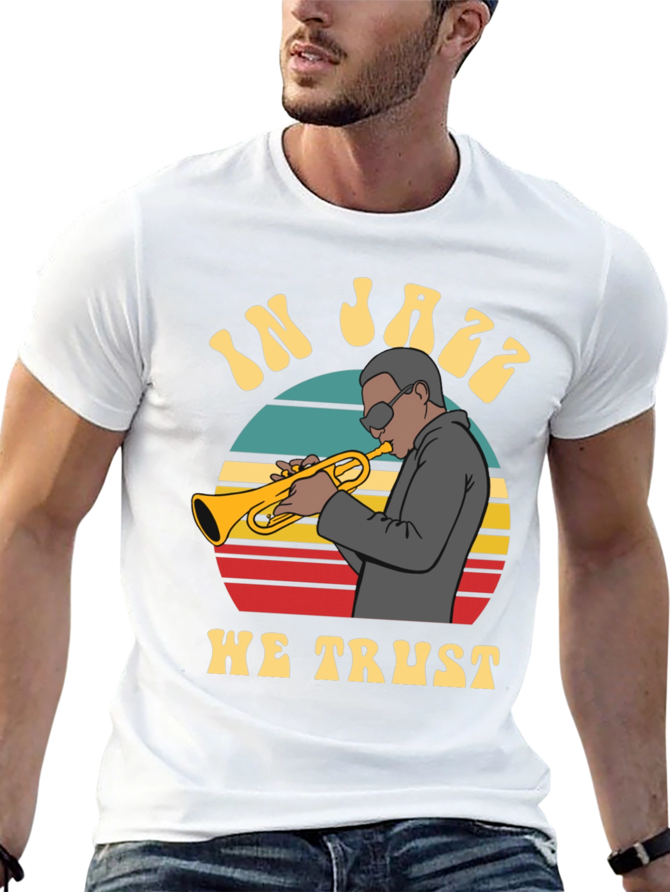 In Jazz We Trust Graphic T-Shirt