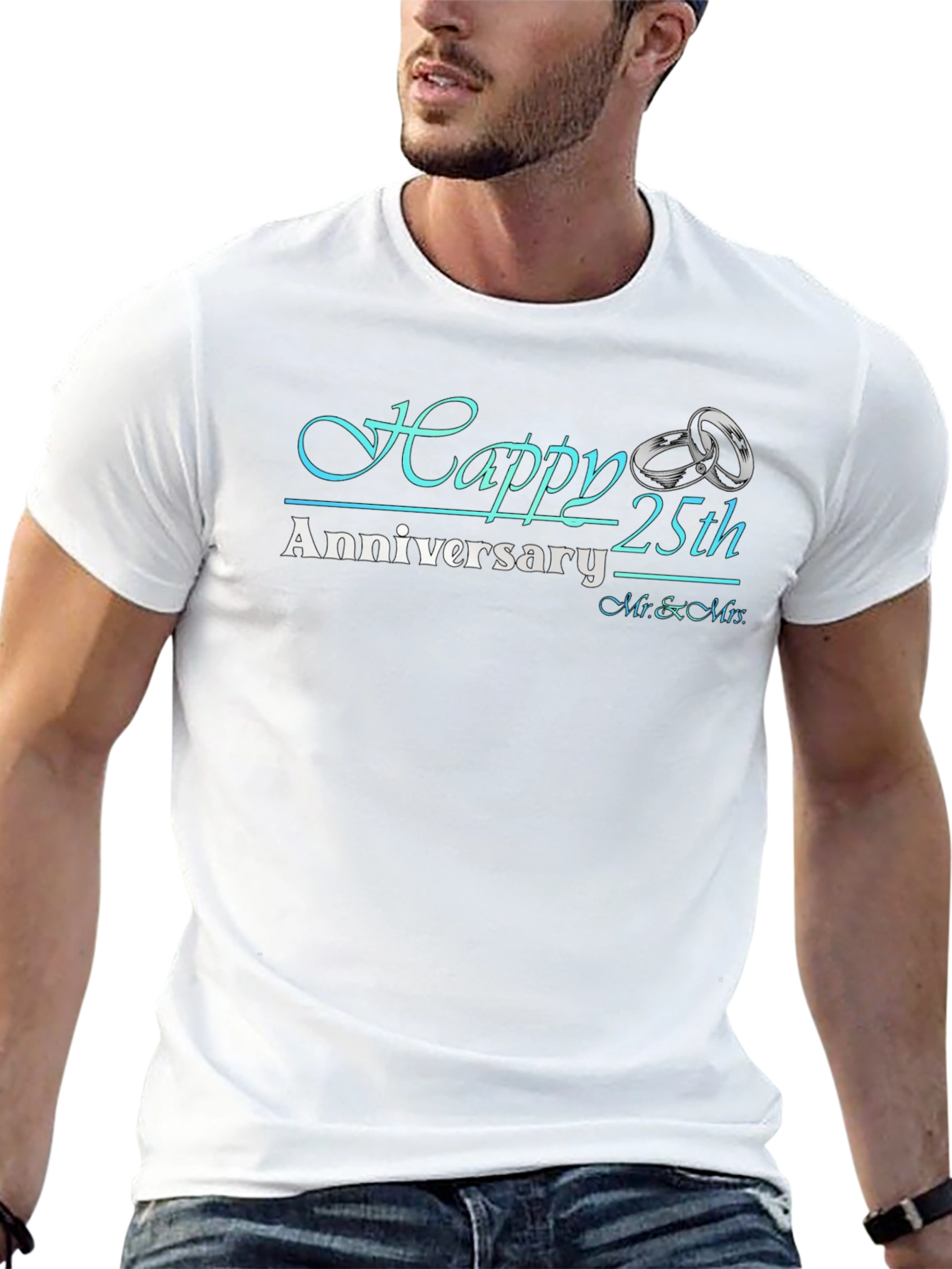 Happy 25th Anniversary Graphic T-Shirt