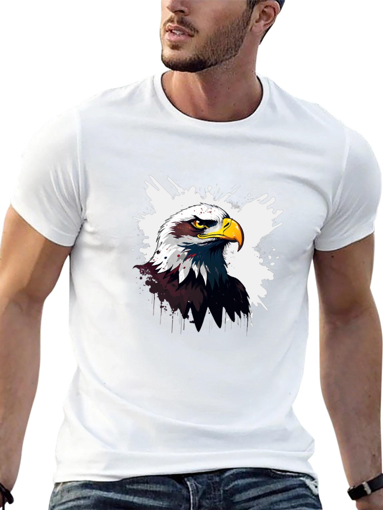 Eagle Graphic Print T-Shirt