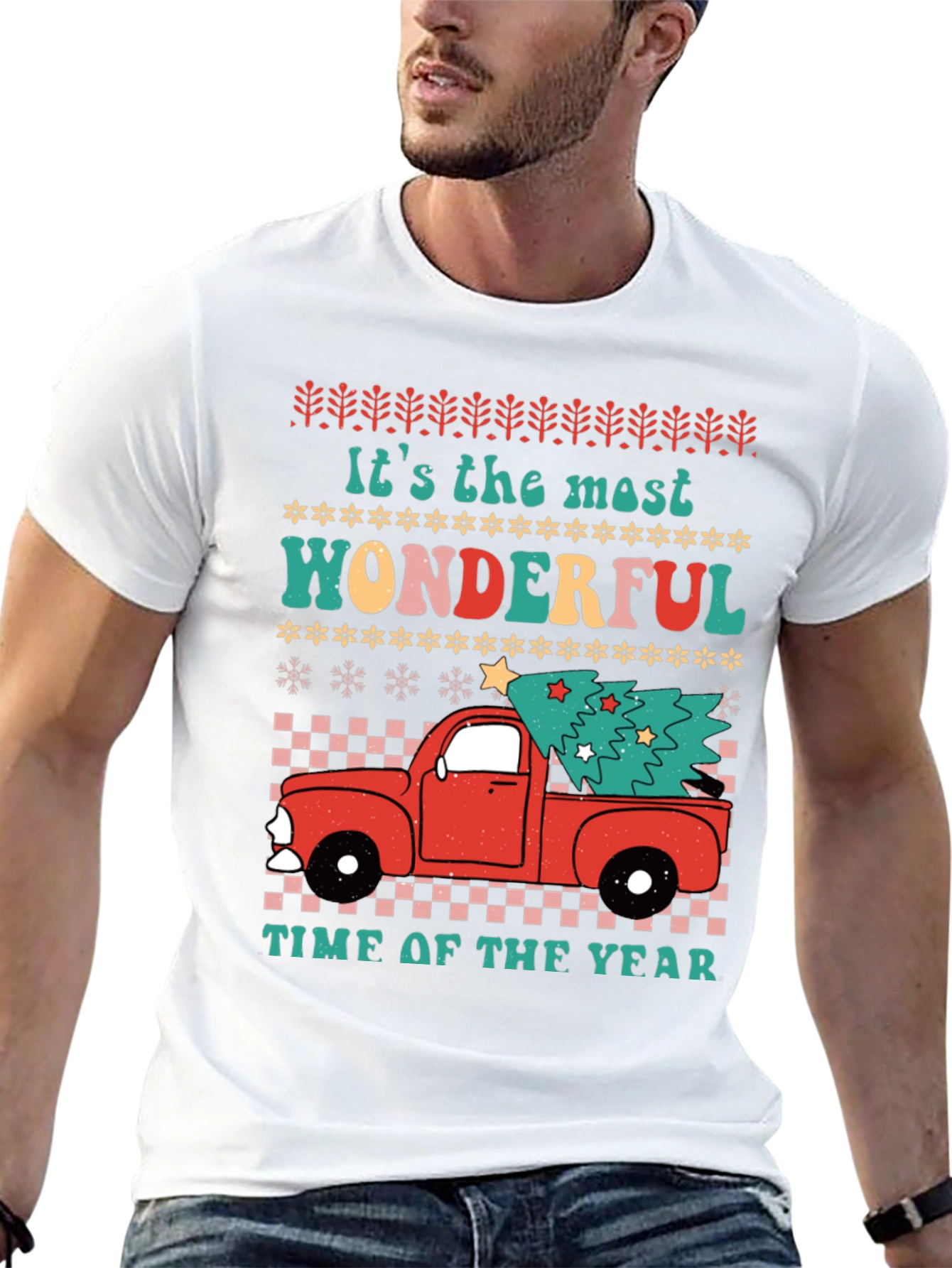 Wonderful Time of Year Truck Christmas Tee