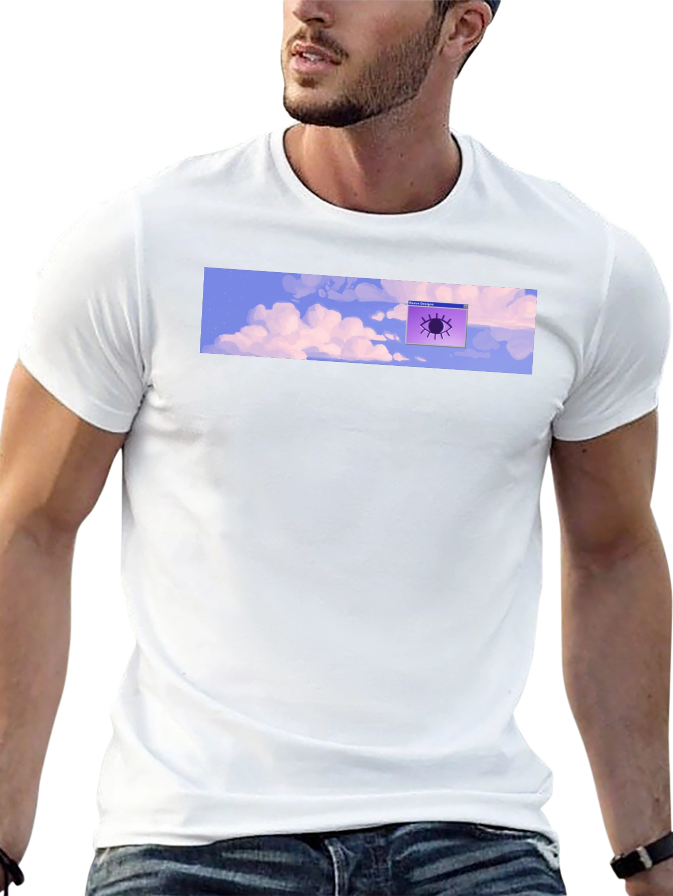 Retro Aesthetic Eye Design T-Shirt
