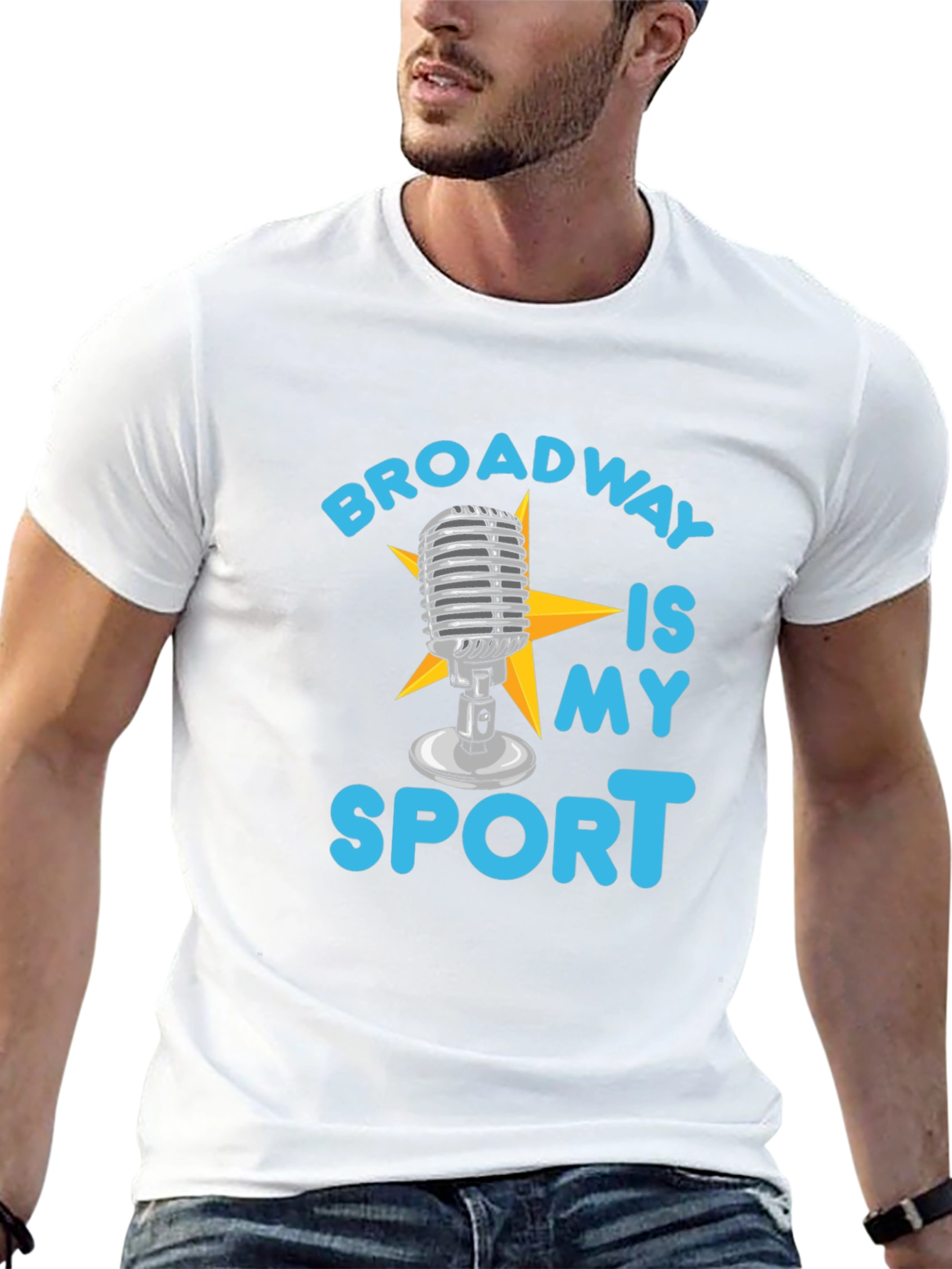 Broadway Is My Sport T-Shirt - Black