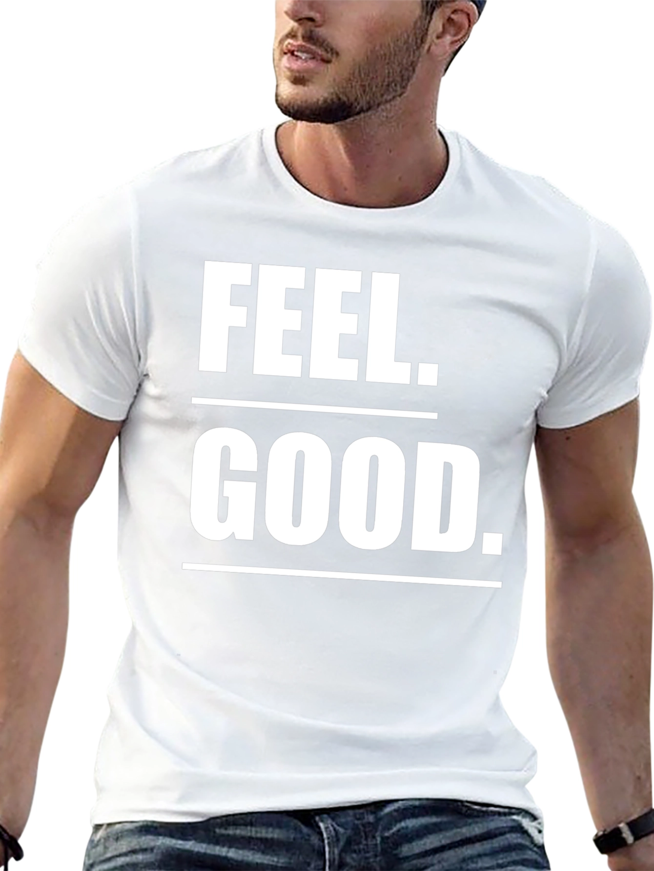 Feel Good Graphic T-Shirt - Black