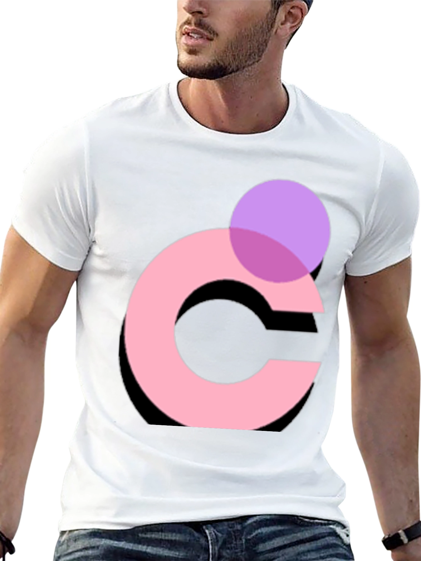 Trendy C Logo T-Shirt - Casual Fashion