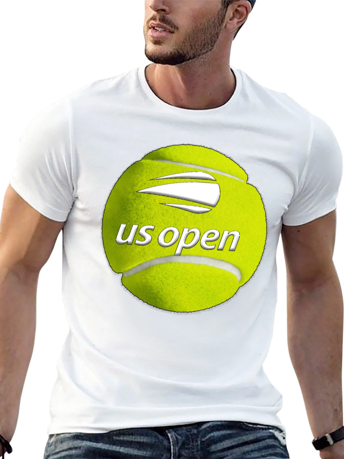 US Open Tennis Ball Graphic T-Shirt