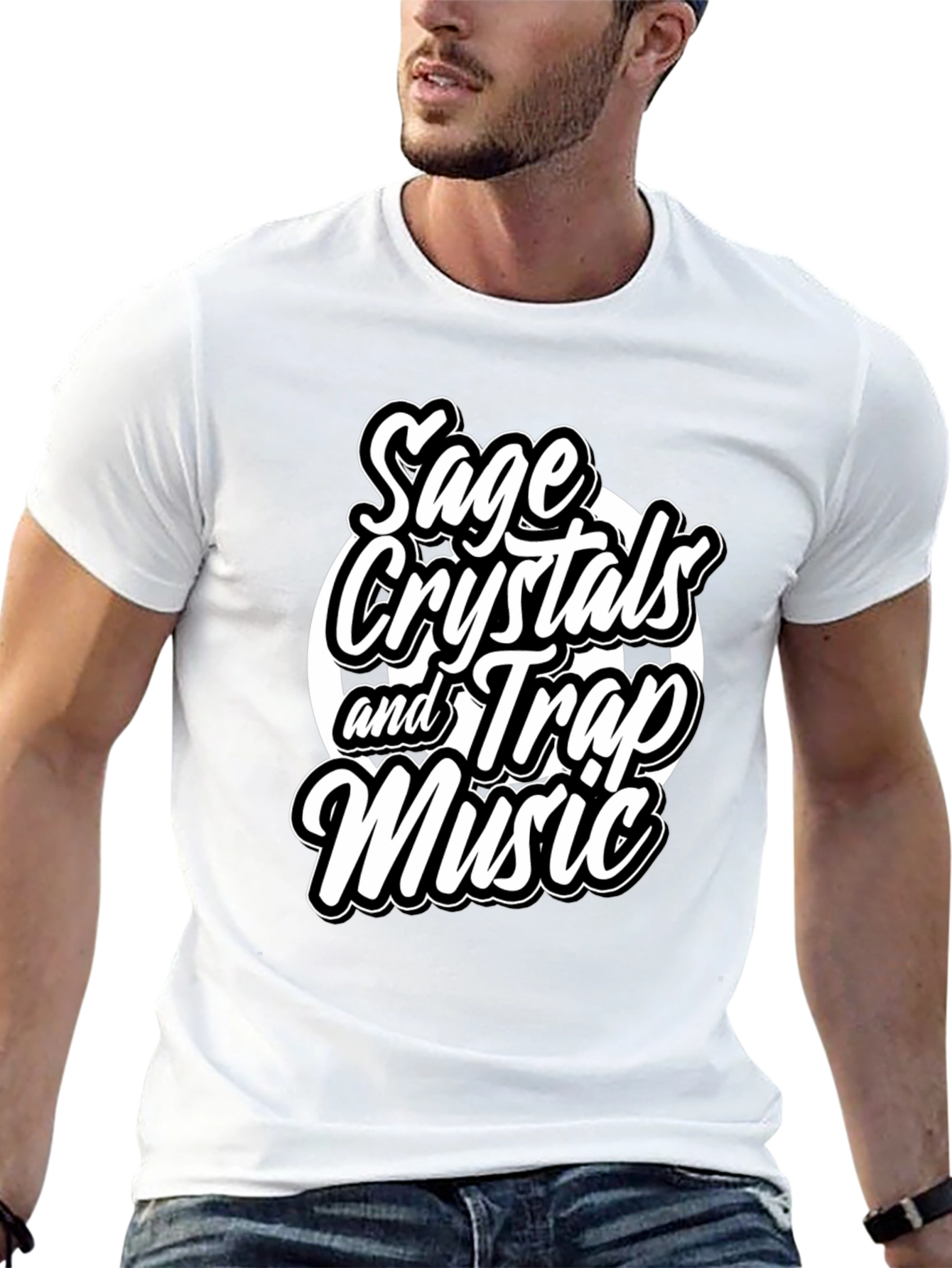 Sage Crystals & Trap Music T-Shirt