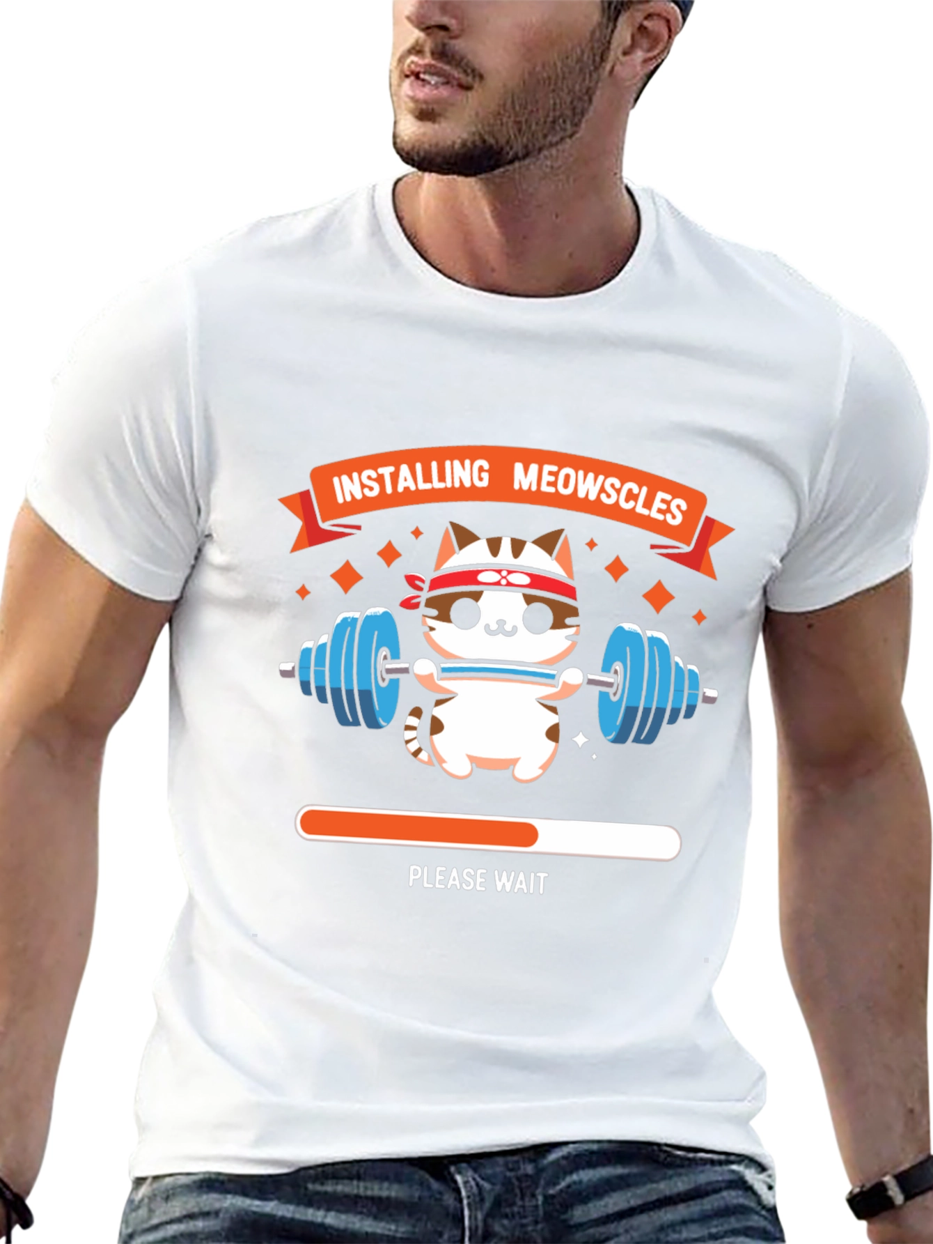 Installing Meowscles Cat Gym T-Shirt