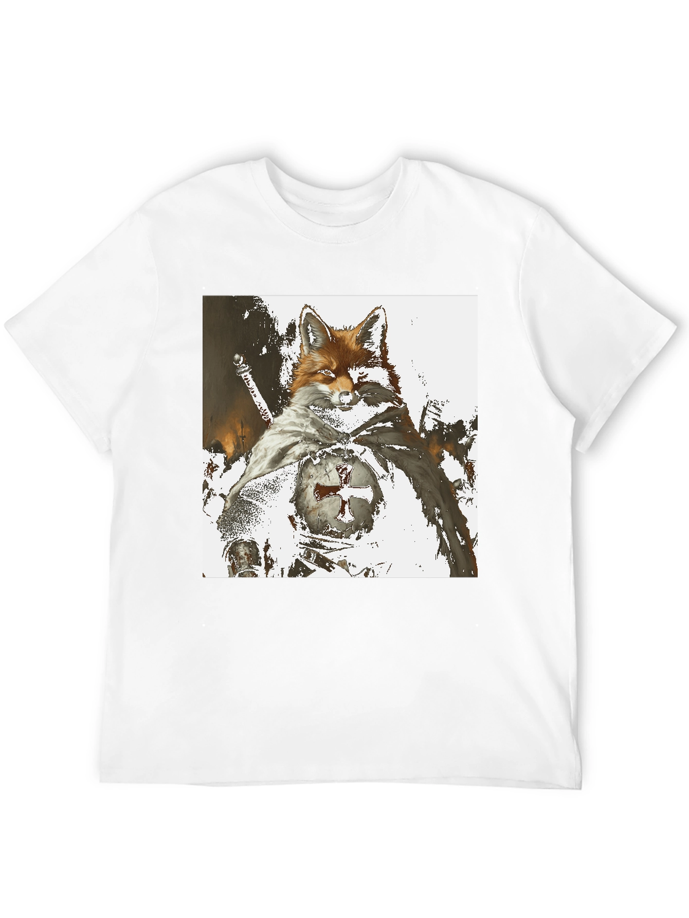 Fox Knight T-Shirt - Unique Graphic Tee