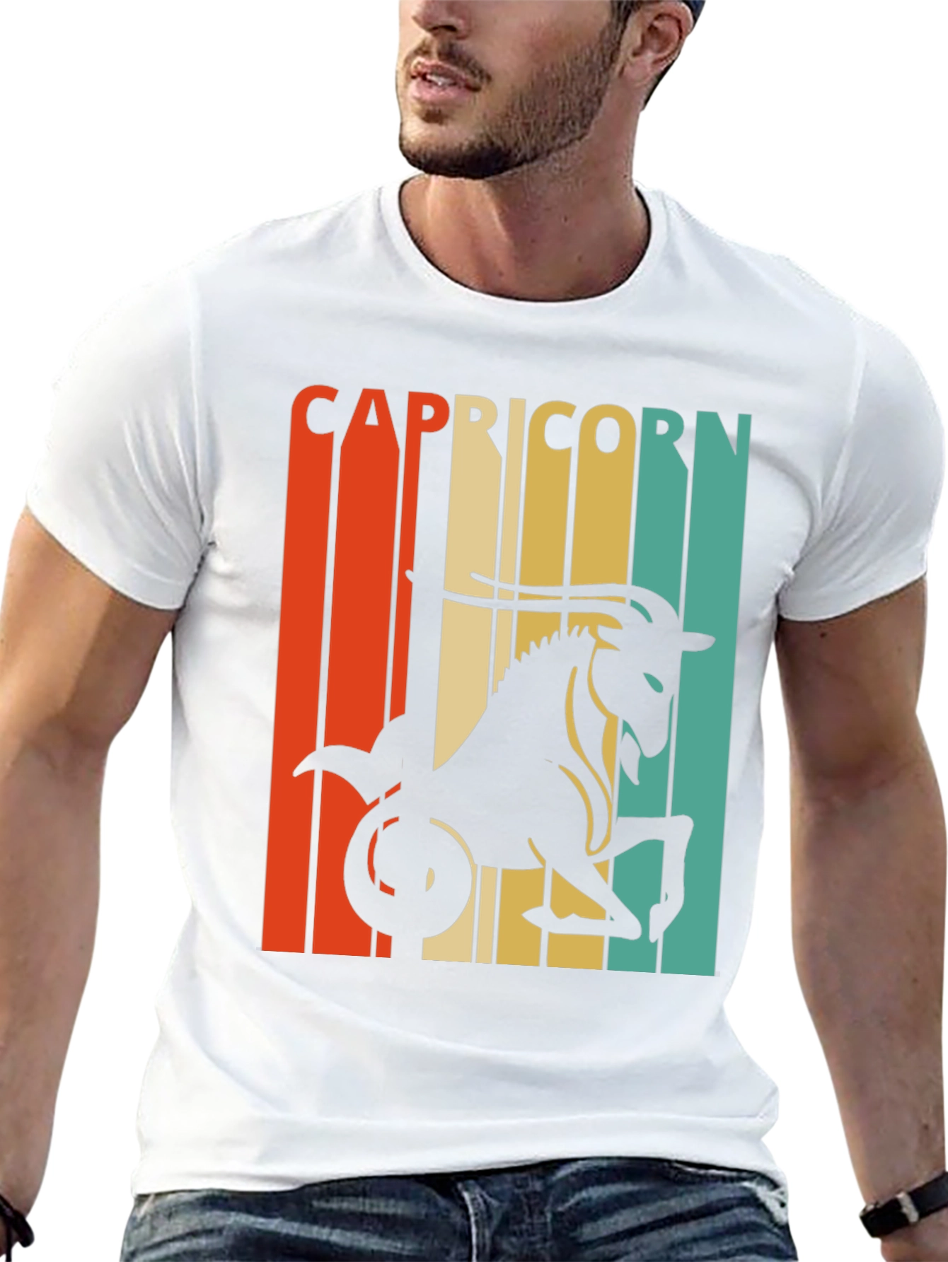 Retro Capricorn Zodiac T-Shirt