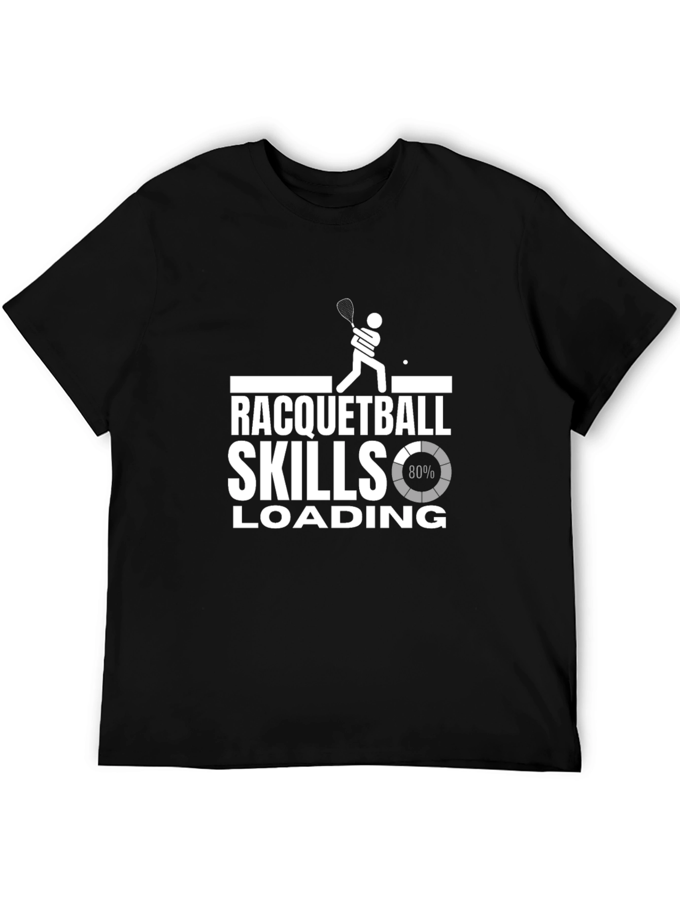 Racquetball Skills Loading Graphic T-Shirt