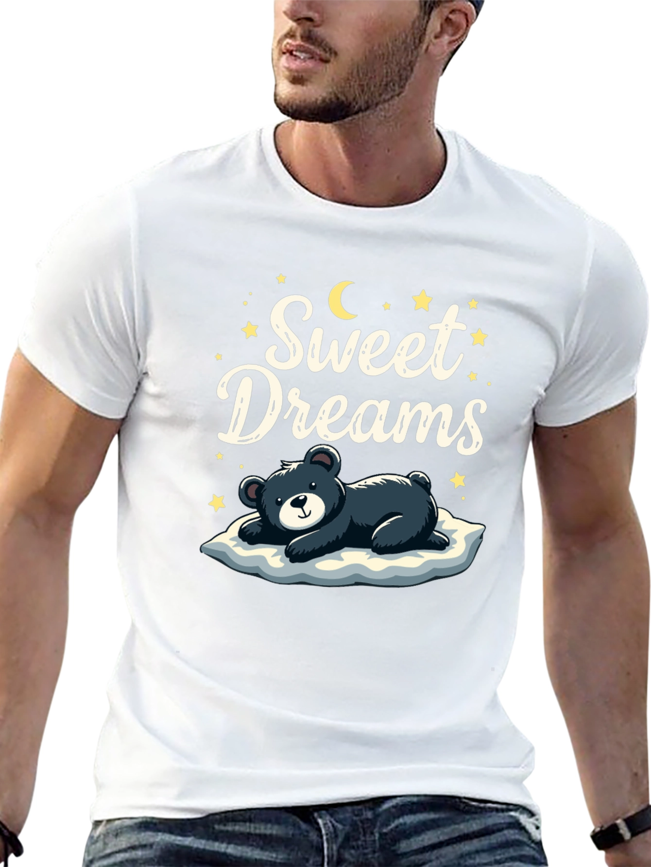 Sweet Dreams Bear Graphic T-Shirt