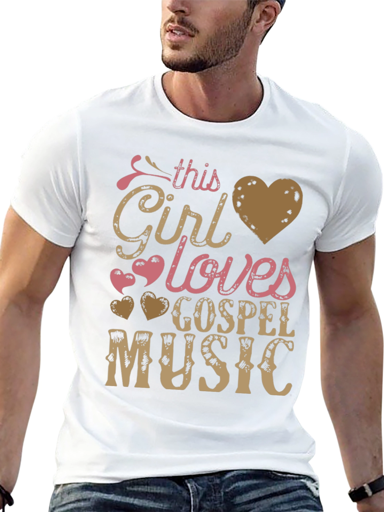 This Girl Loves Gospel Music T-Shirt
