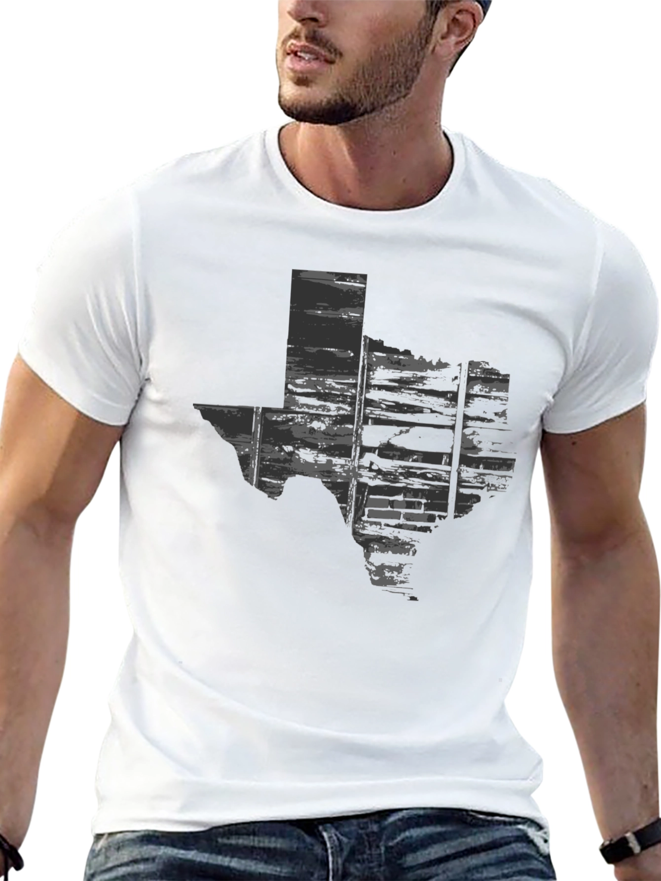 Texas Brick Graphic Tee - Unisex Black T-Shirt