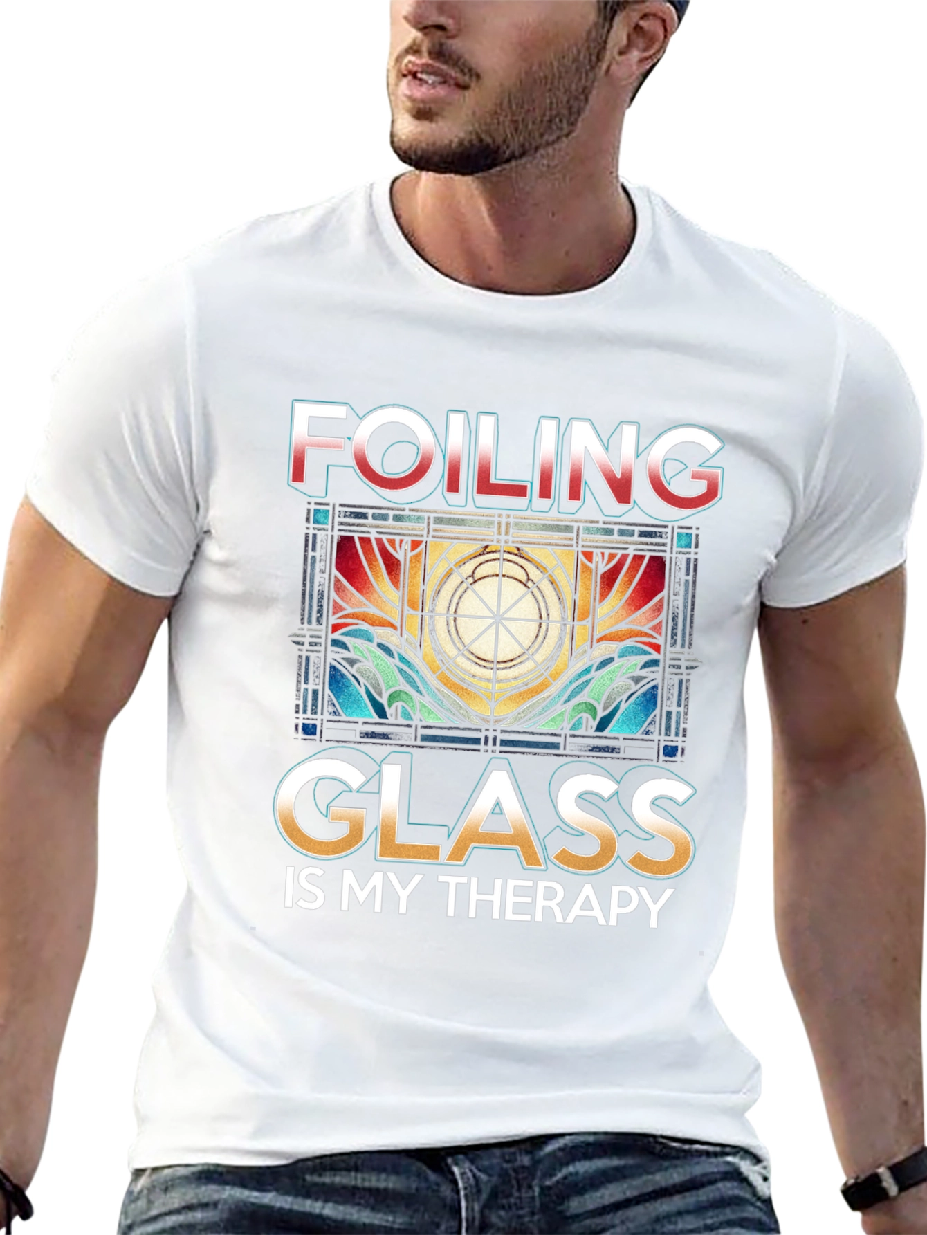 Foiling Glass Is My Therapy T-Shirt