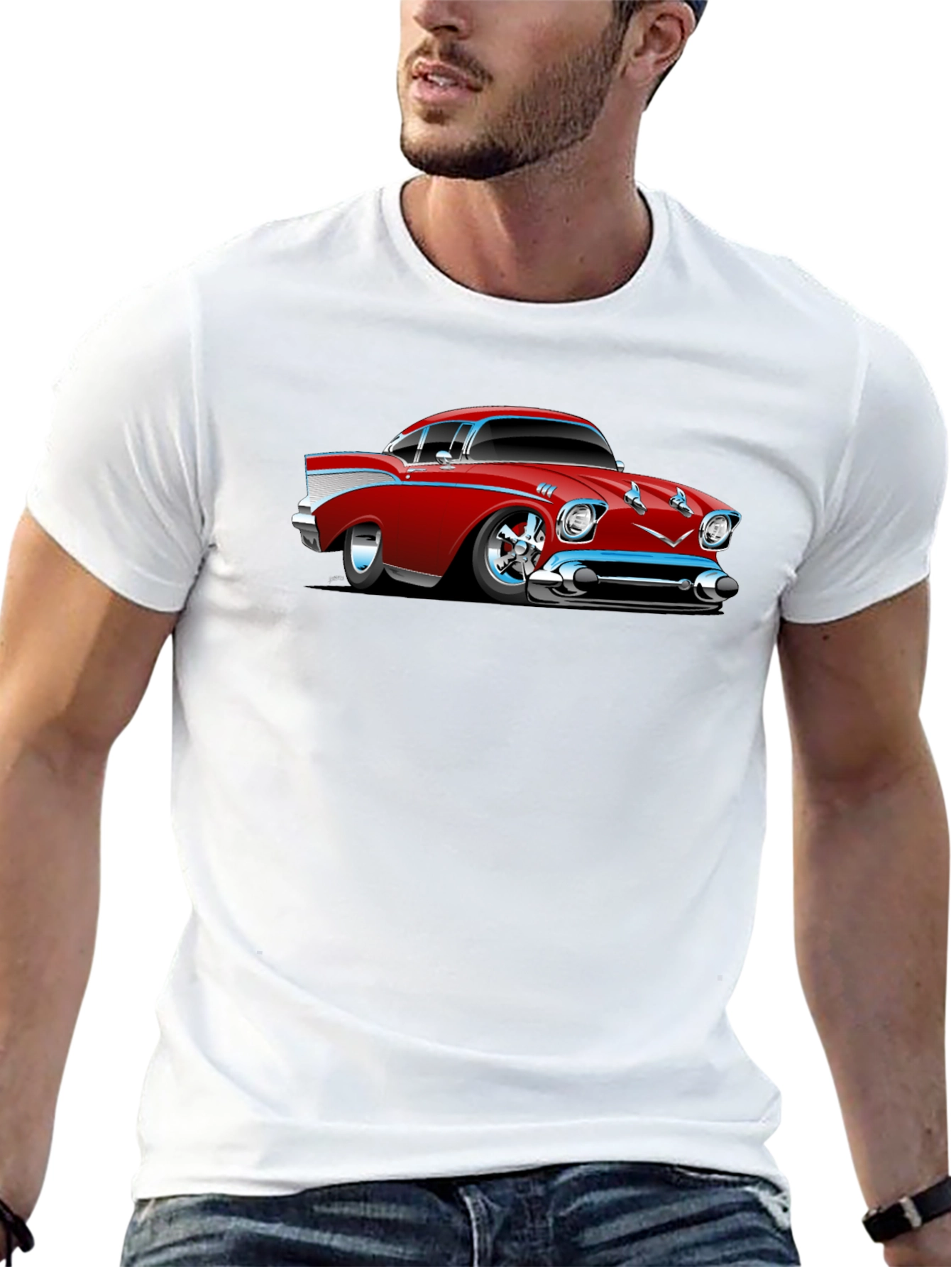 Classic Car Graphic Tee - Retro Automotive T-Shirt