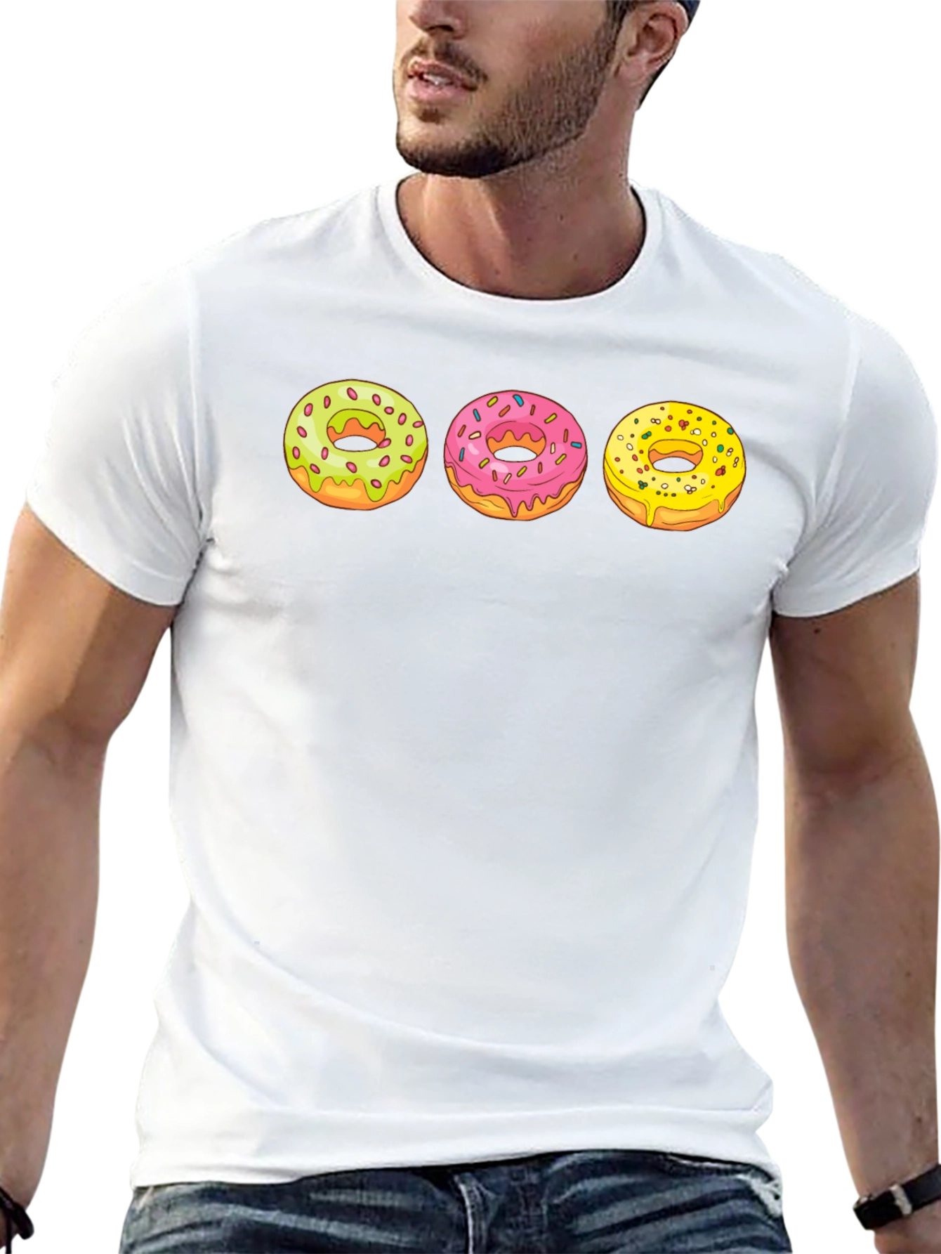 Donut Lovers Tee: Cute & Casual Graphic T-Shirt