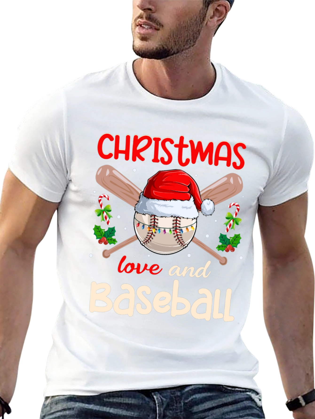 Christmas Baseball T-Shirt
