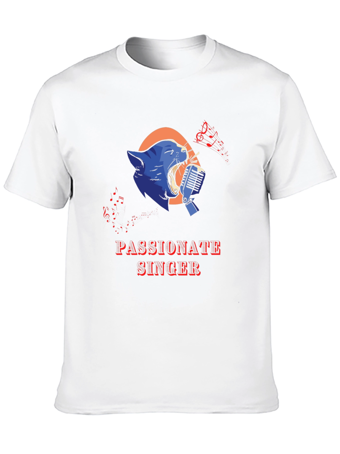 Passionate Singer Black T-Shirt