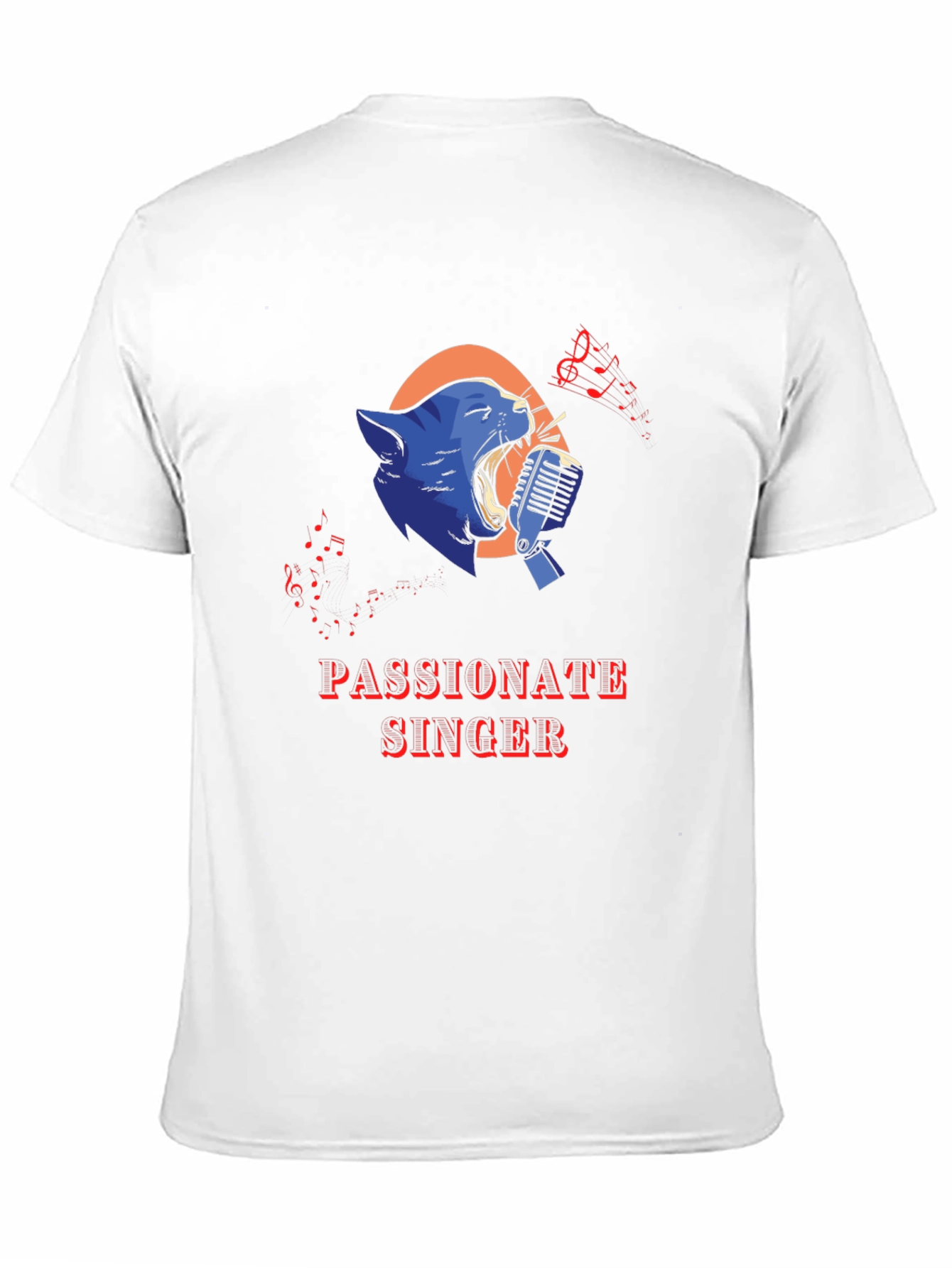 Passionate Singer Black T-Shirt