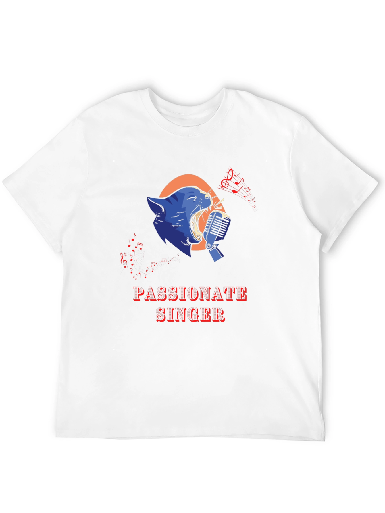 Passionate Singer Black T-Shirt