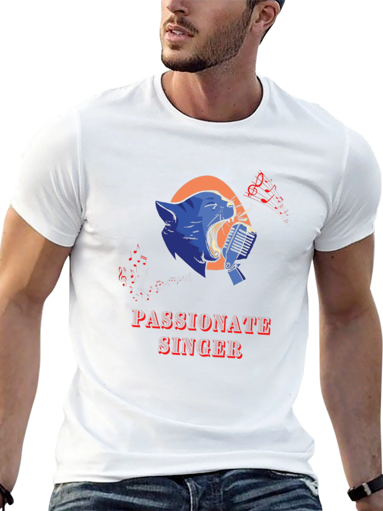 Passionate Singer Black T-Shirt
