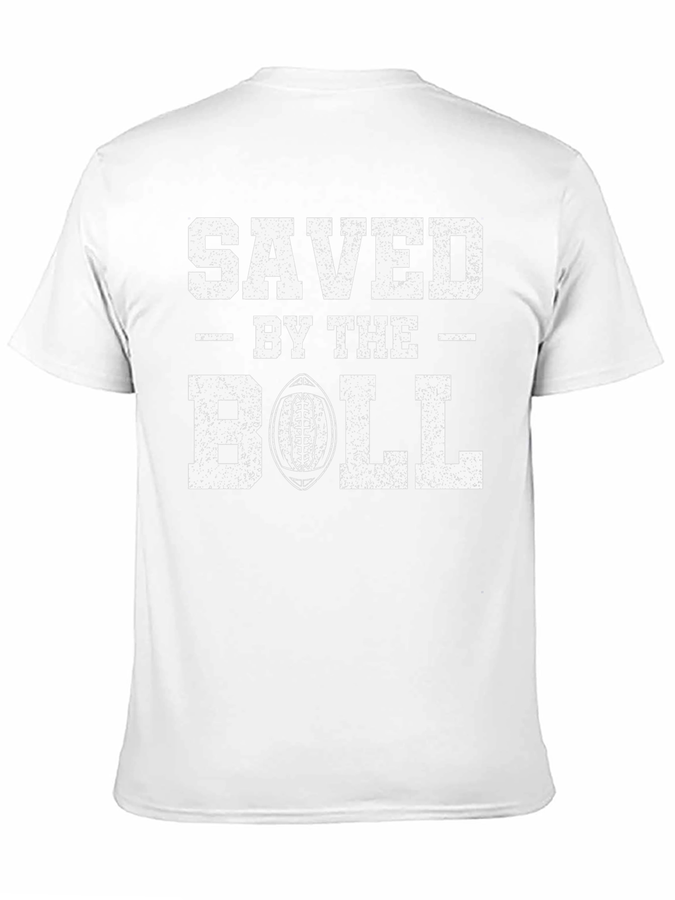 Saved By The Ball Football Graphic T-Shirt