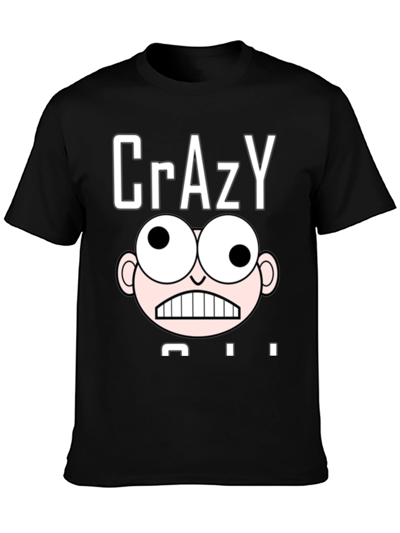 Crazy Character Graphic Print T-Shirt