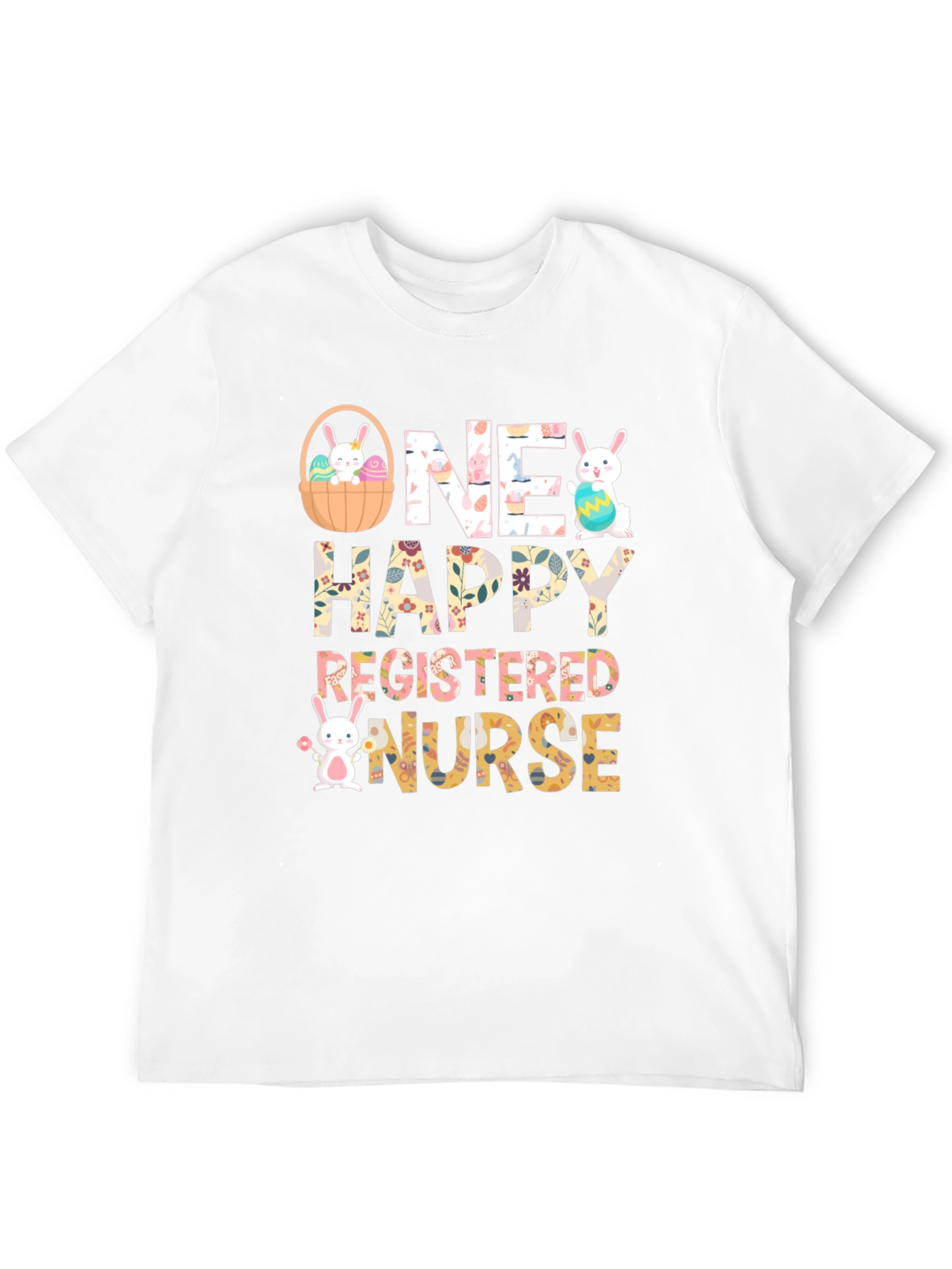 One Happy Registered Nurse Easter T-Shirt