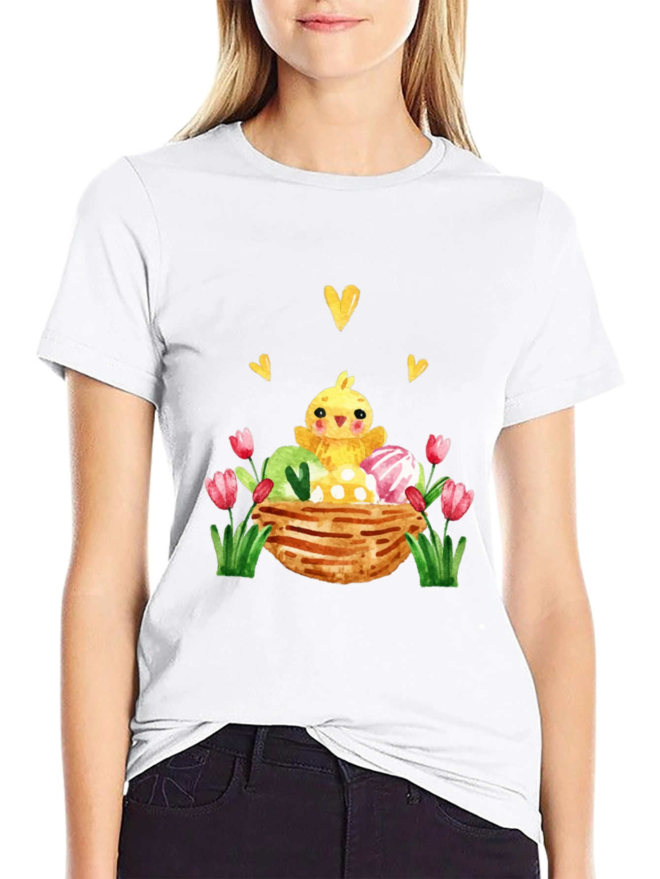 Easter Chick & Eggs Tee