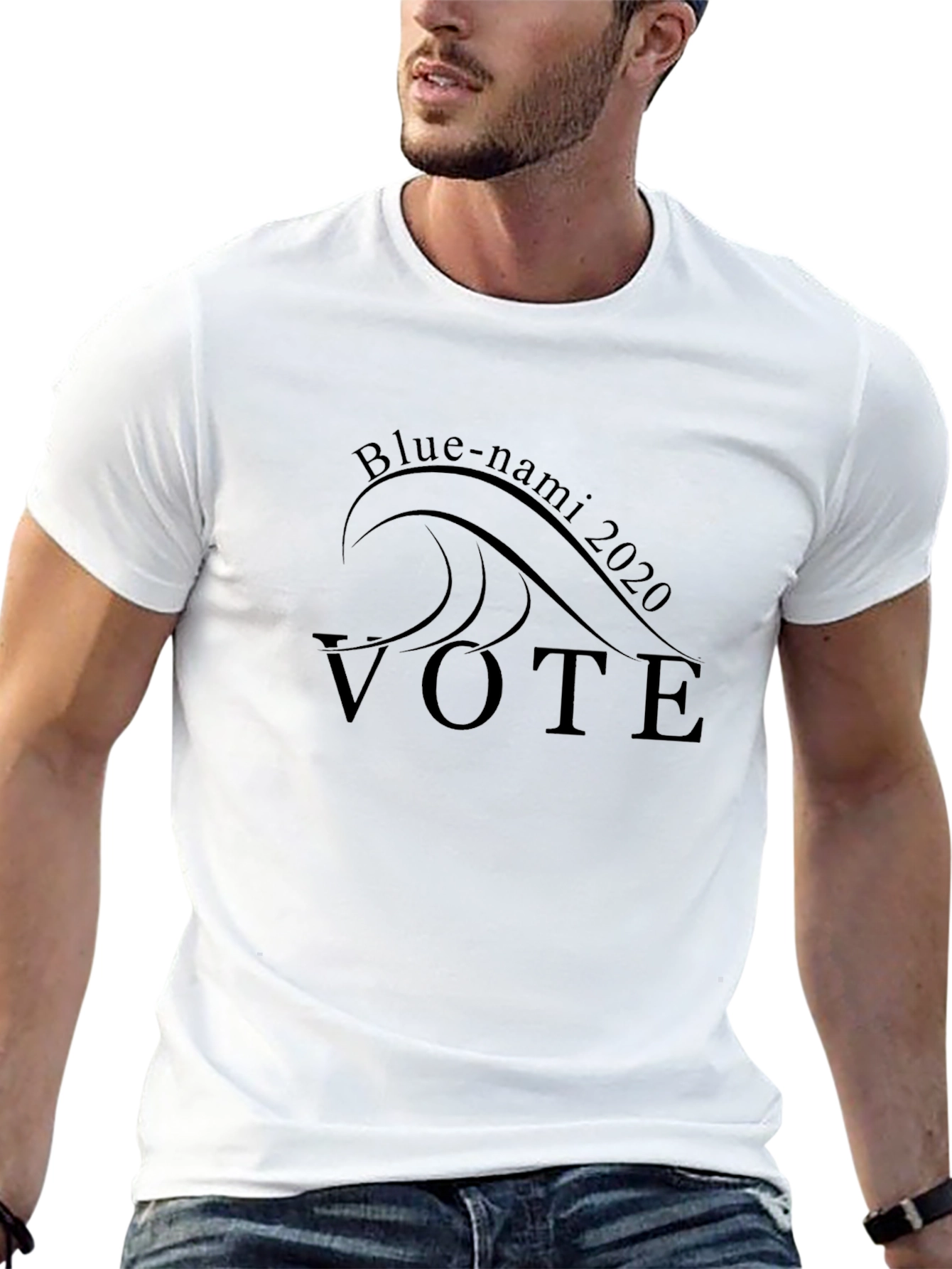 Blue-nami 2020 Vote Graphic T-Shirt