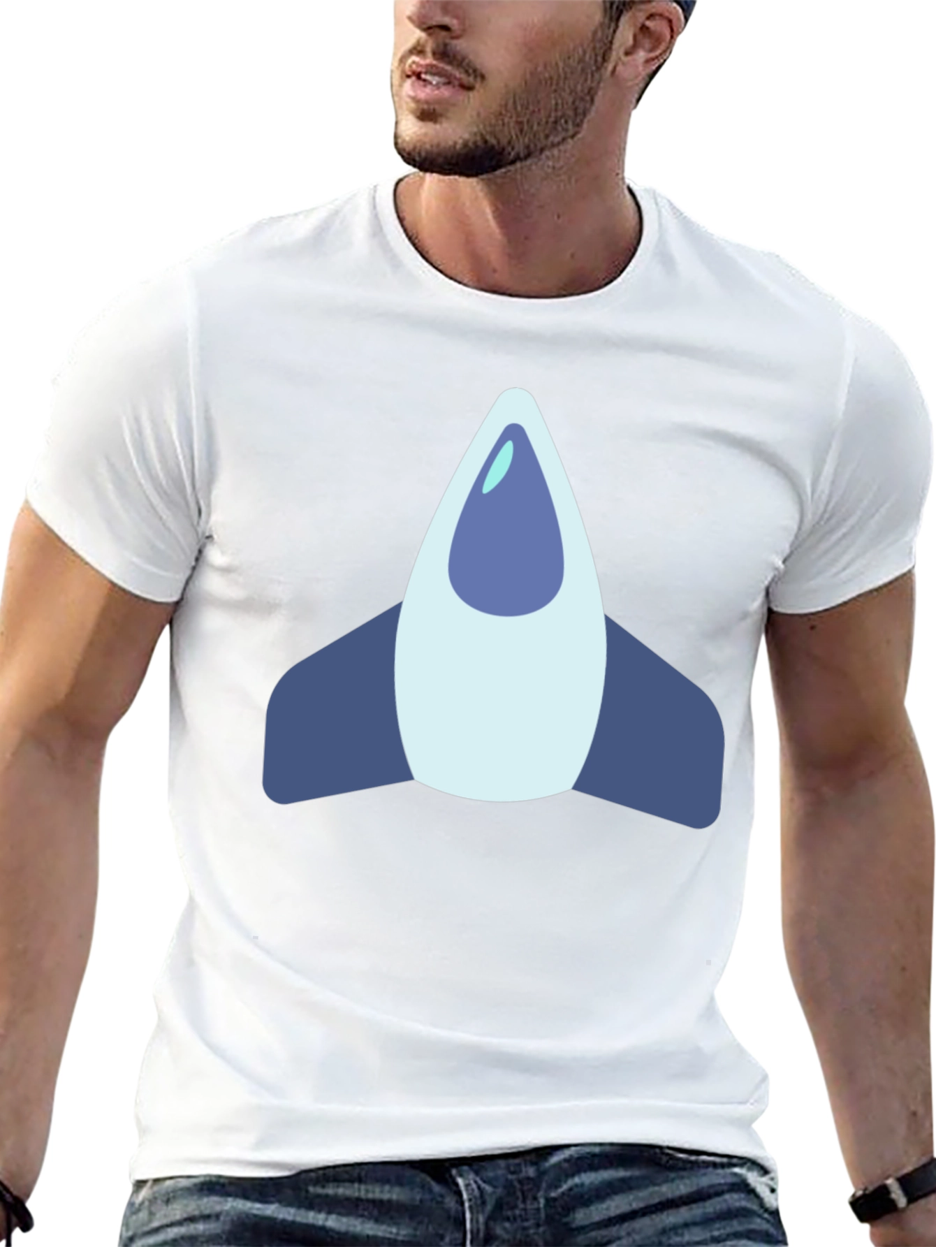 Rocket Graphic Black T-Shirt