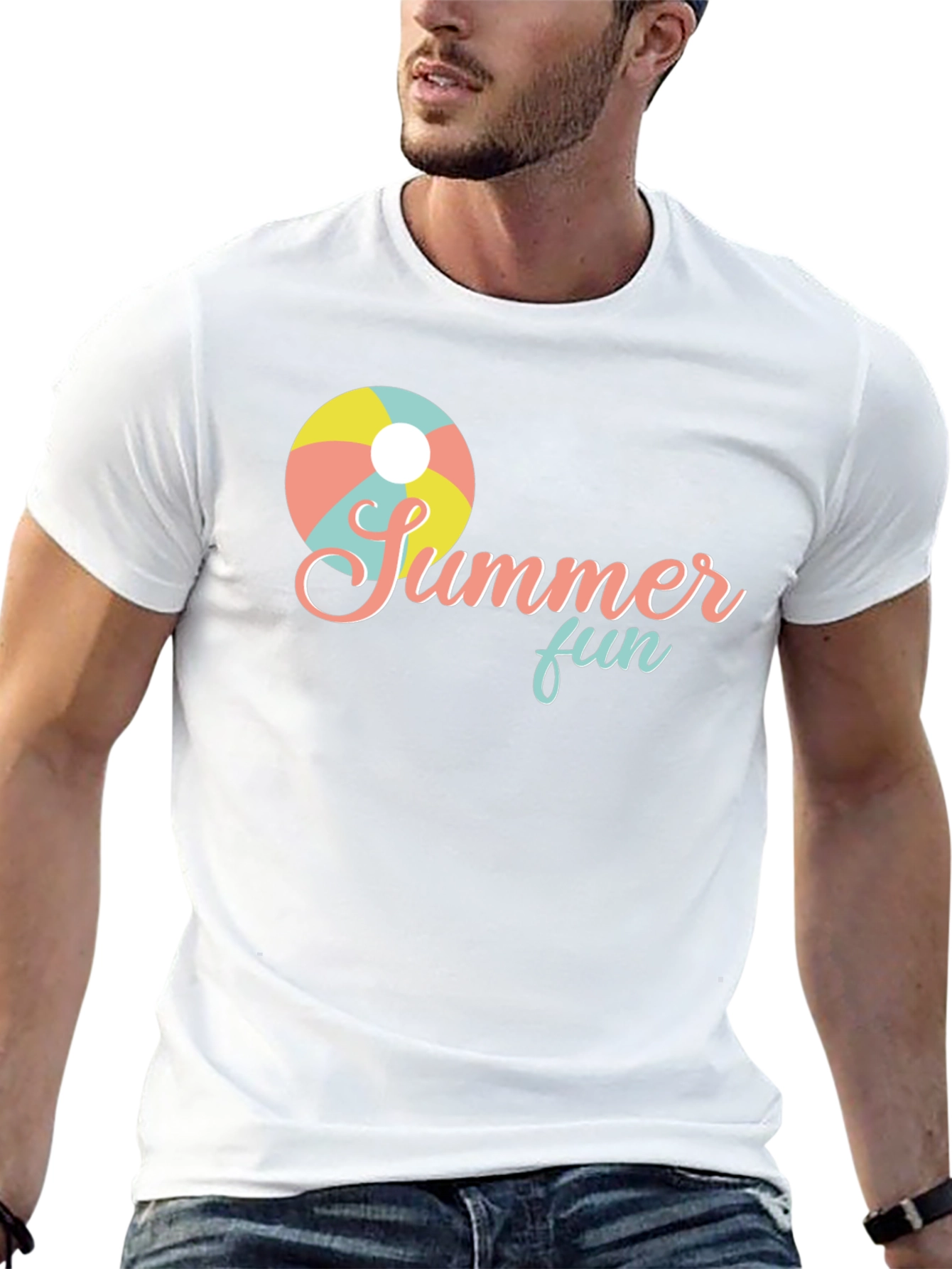 Summer Fun T-Shirt - Beach Ball Design