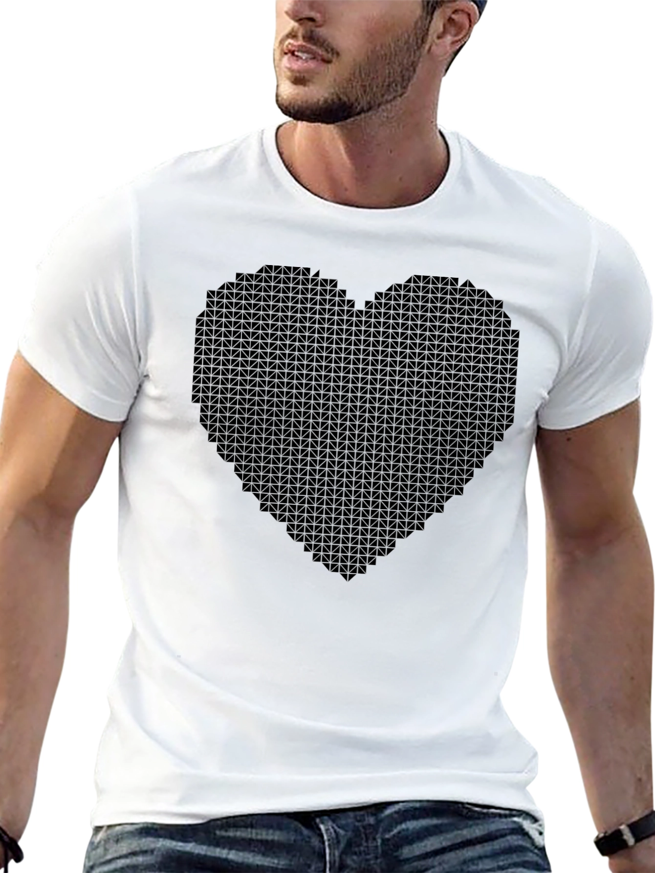 Pixel Heart T-Shirt - Stylish Graphic Tee