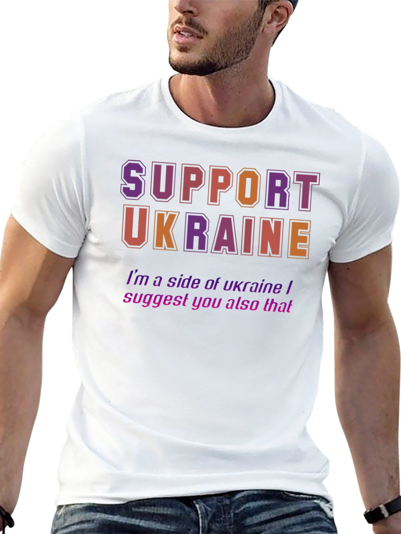 Support Ukraine Graphic T-Shirt