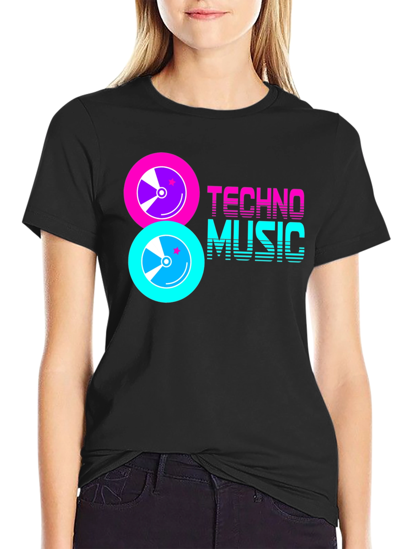 Techno Music Graphic T-Shirt