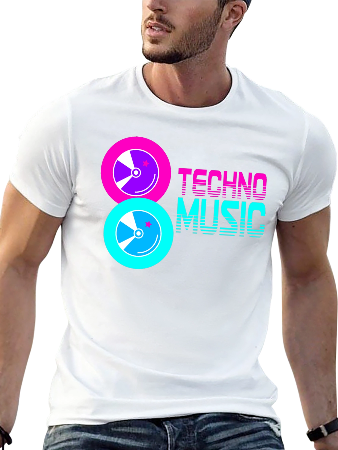 Techno Music Graphic T-Shirt