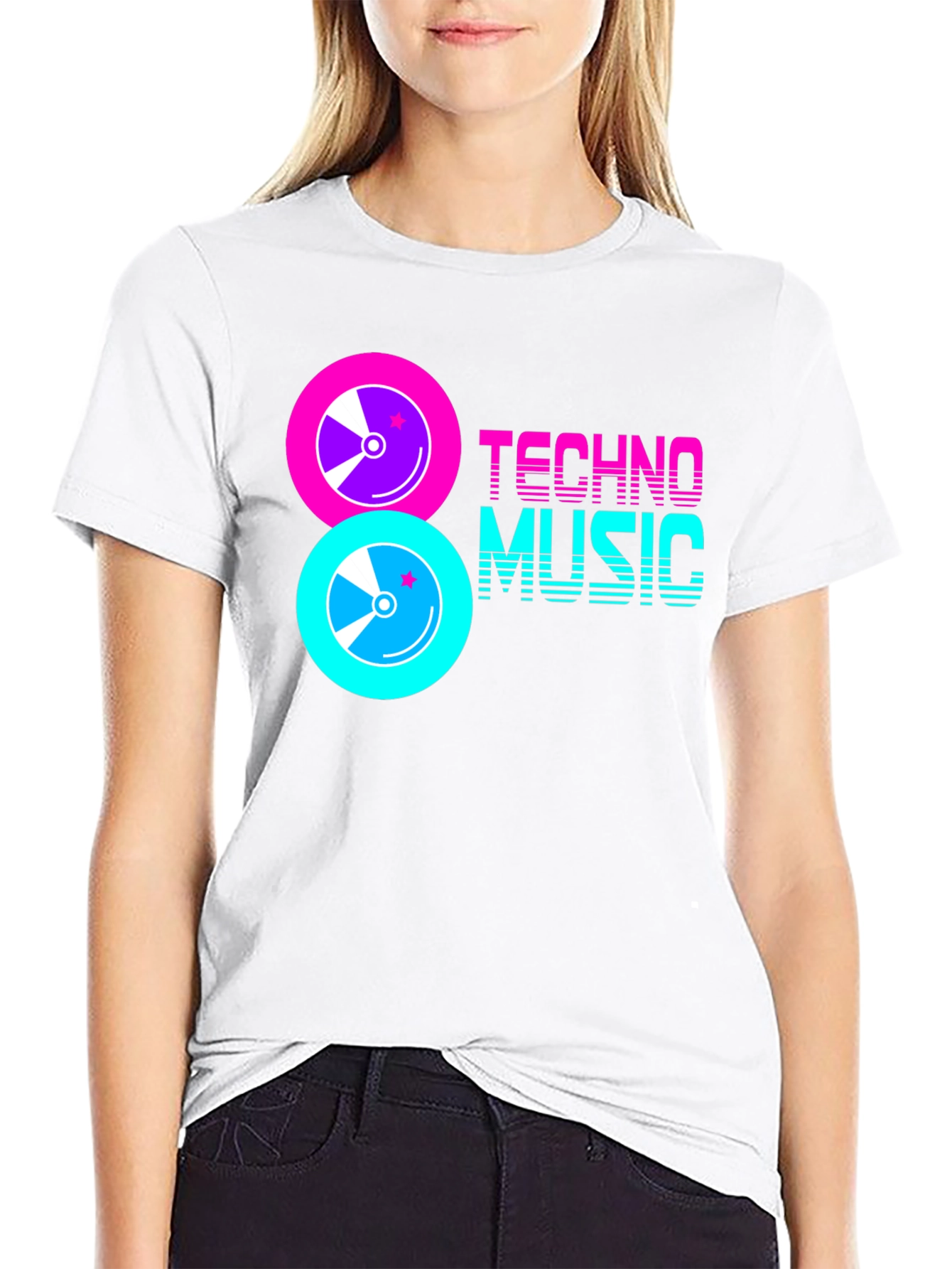Techno Music Graphic T-Shirt
