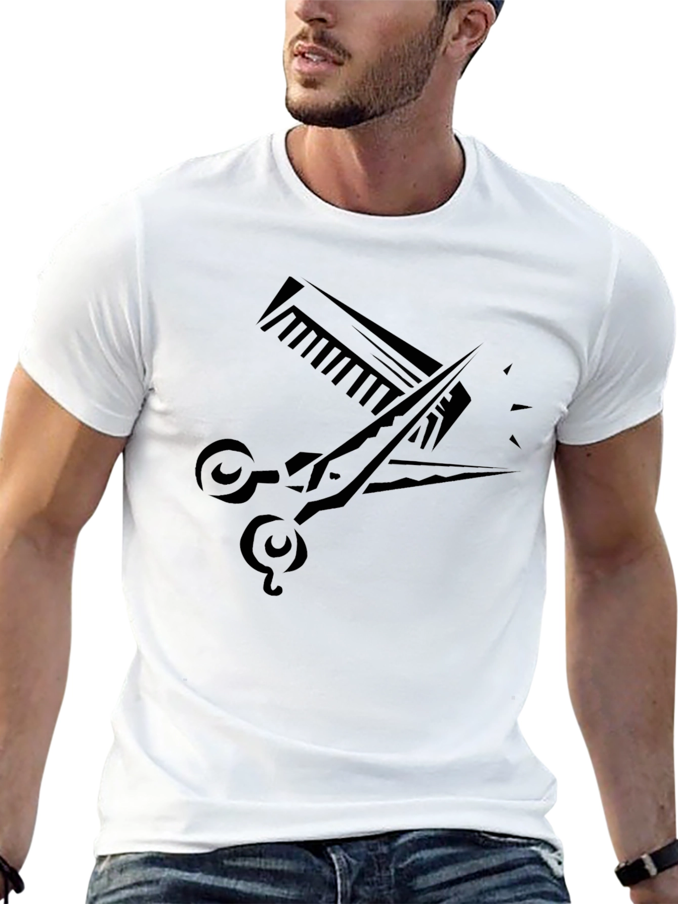Barber Life Graphic Tee - Black