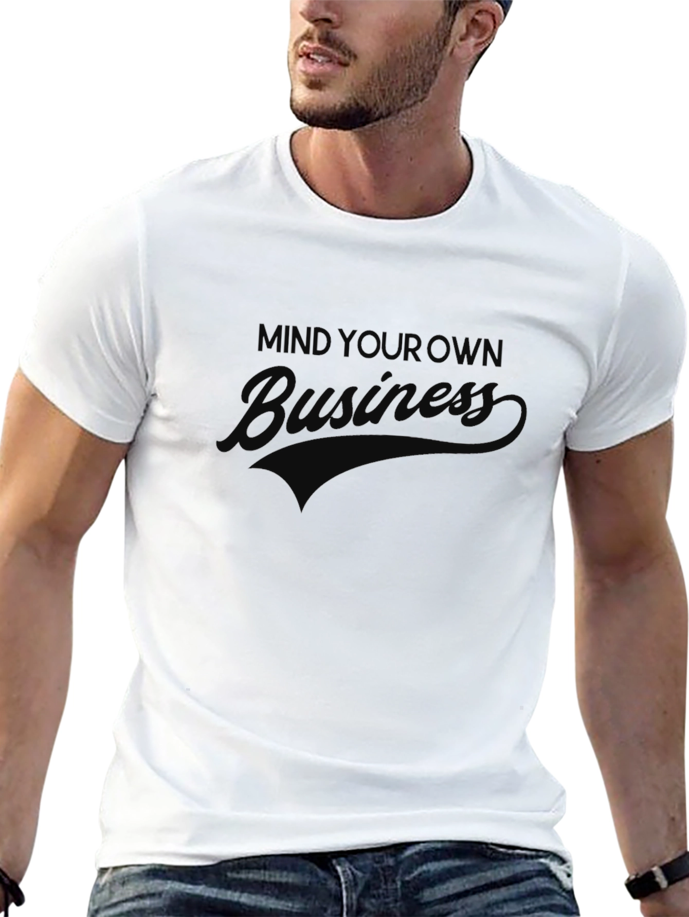 Mind Your Own Business Black T-Shirt