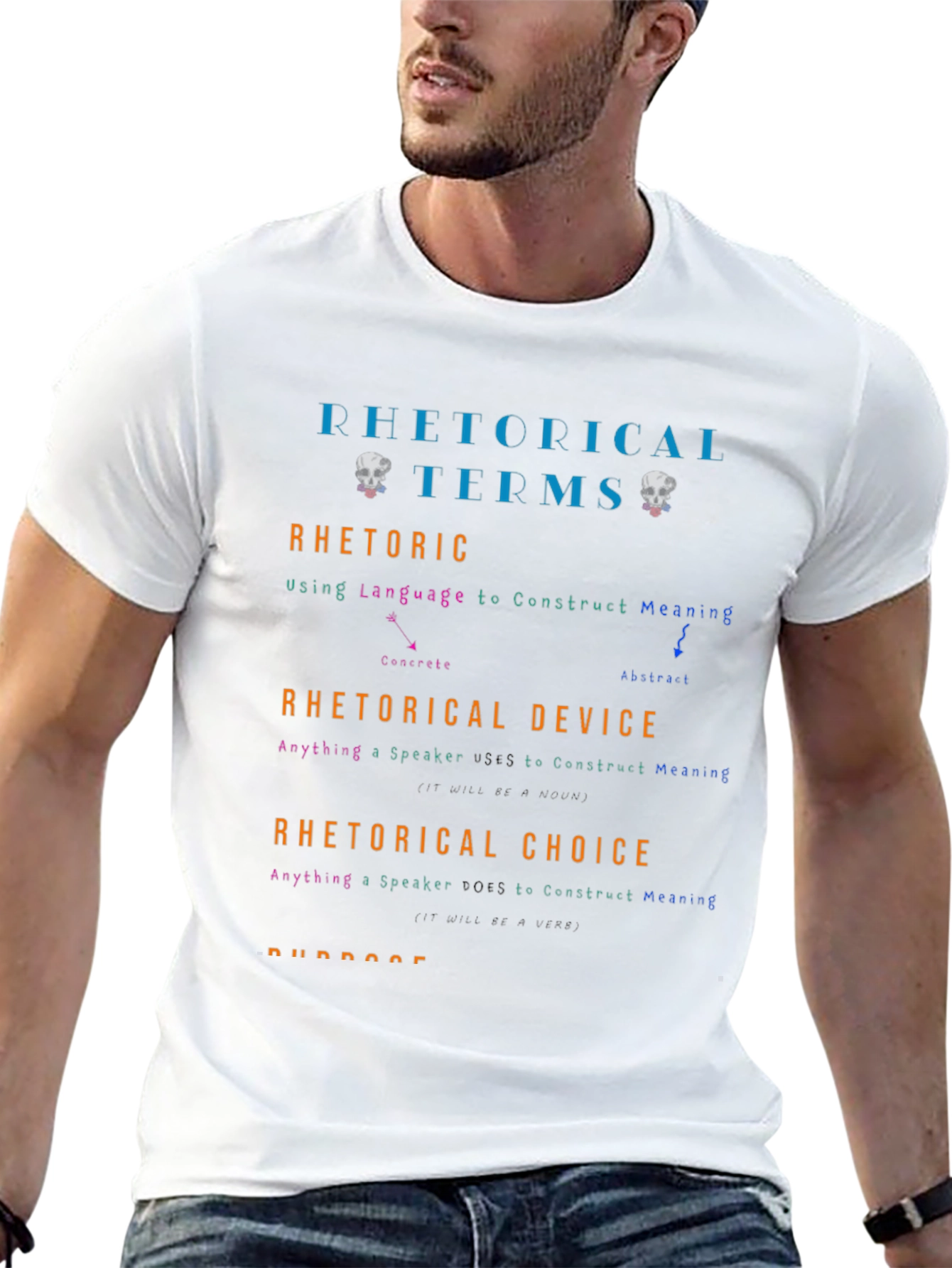 Rhetorical Terms Graphic T-Shirt - Education & Language