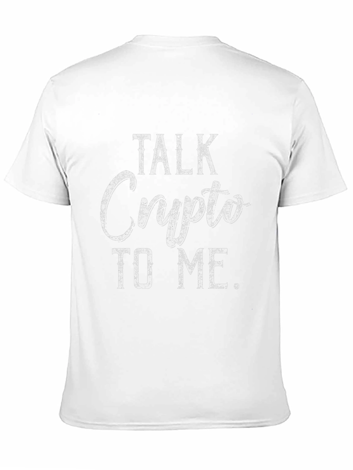 Talk Crypto To Me Black T-Shirt