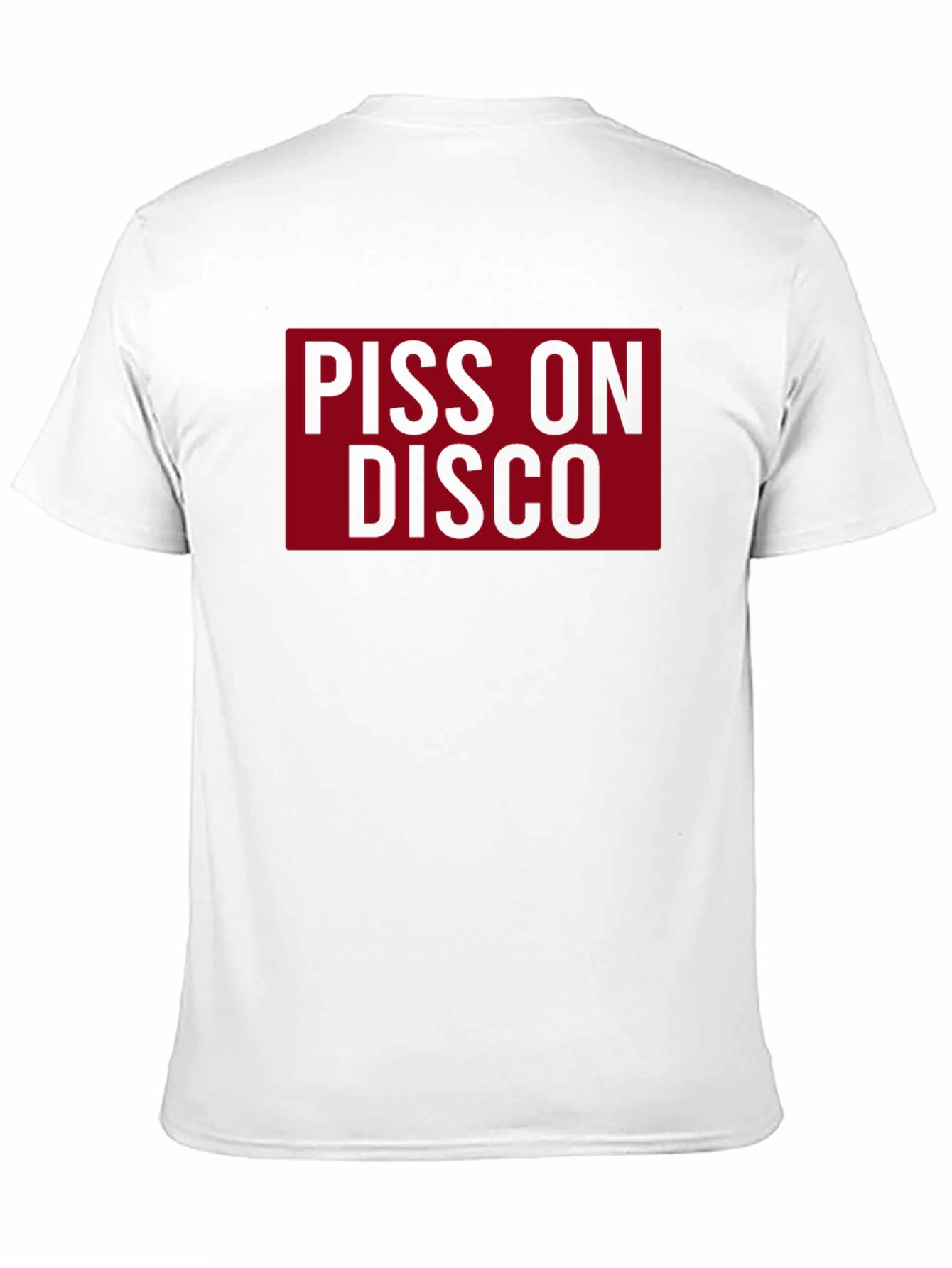 Piss On Disco Graphic T-Shirt - Bold Statement Tee