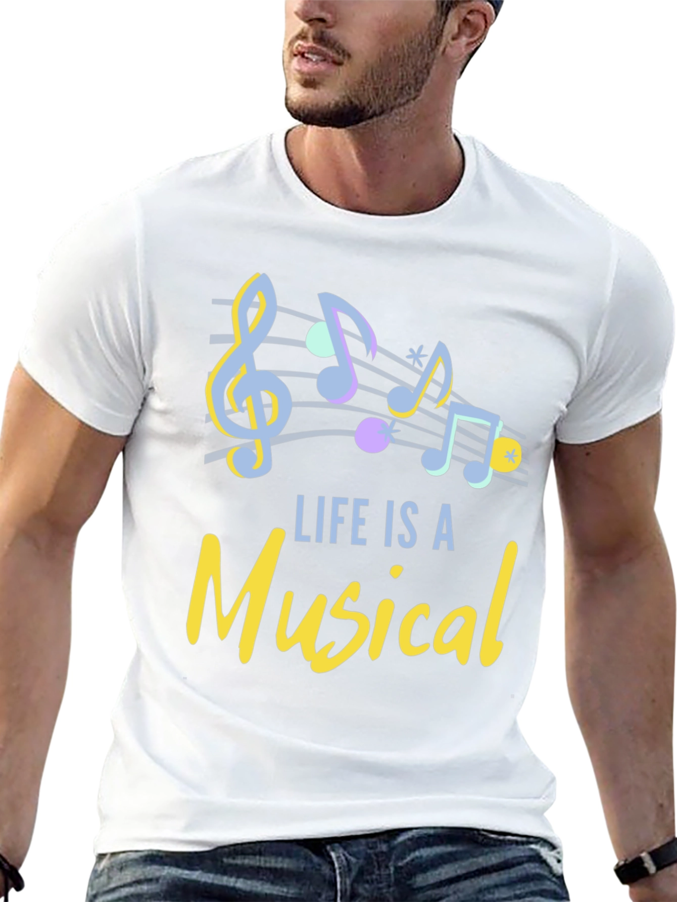Life Is A Musical Mens T-Shirt