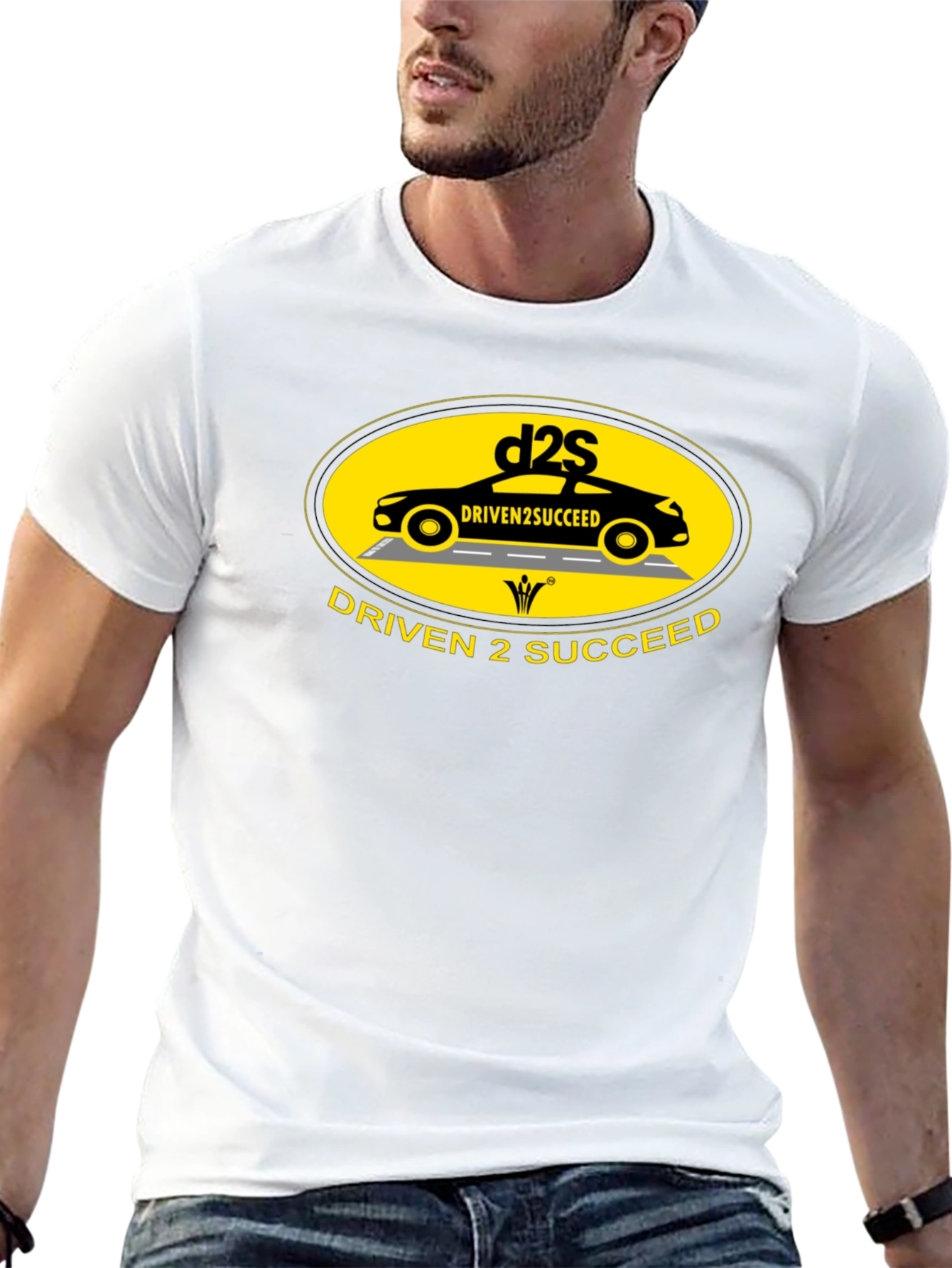 Driven 2 Succeed Black Graphic T-Shirt