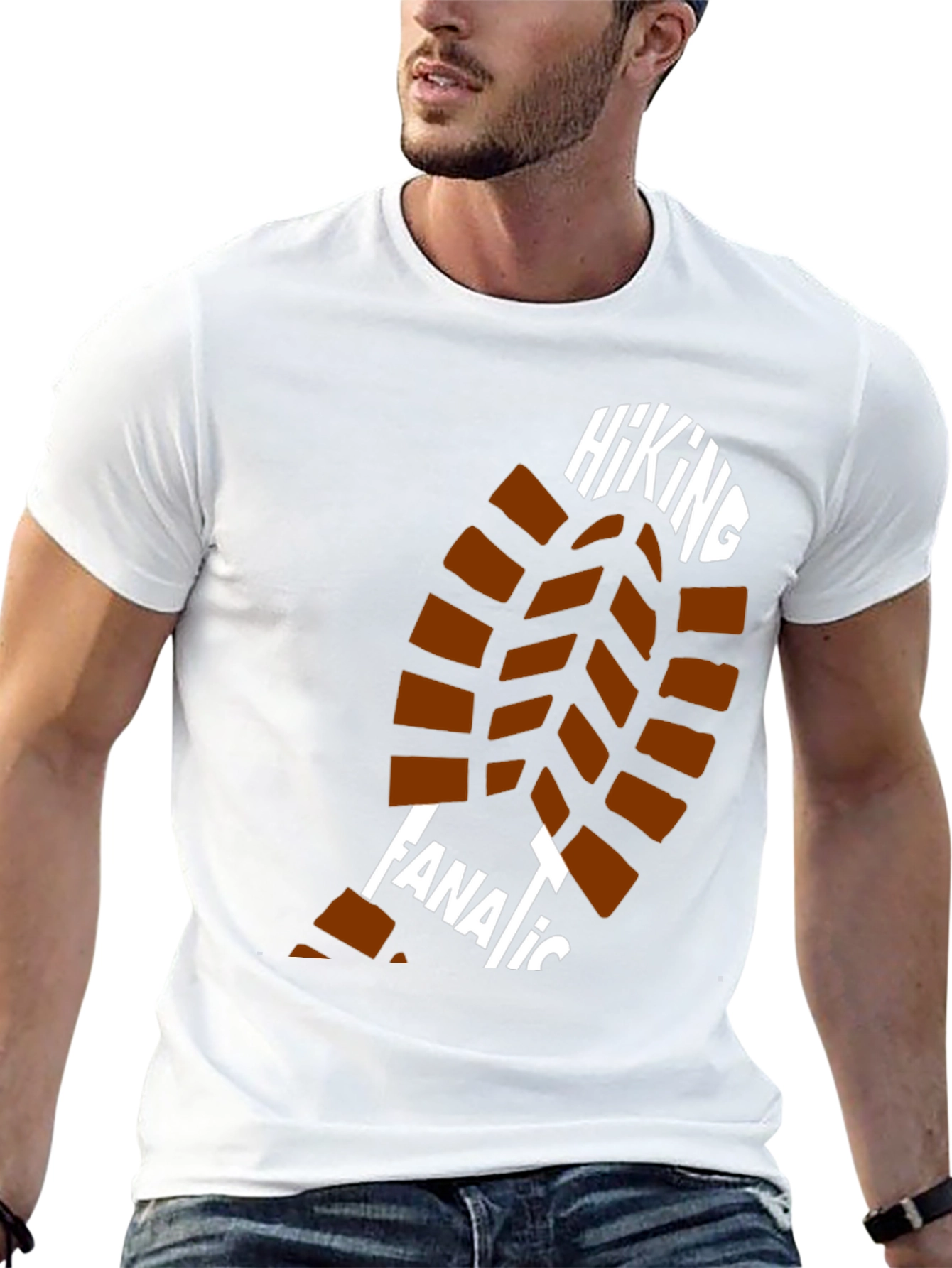 Hiking Fanatic Graphic Tee - Black