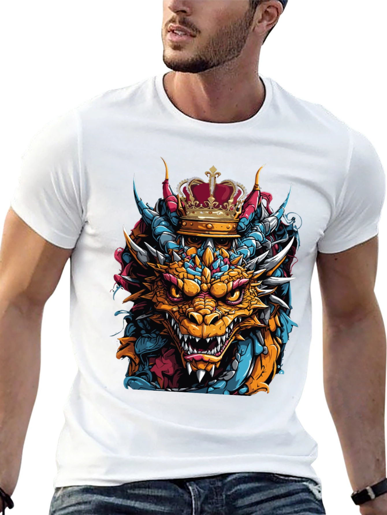 Dragon King Graphic Tee - Bold Streetwear