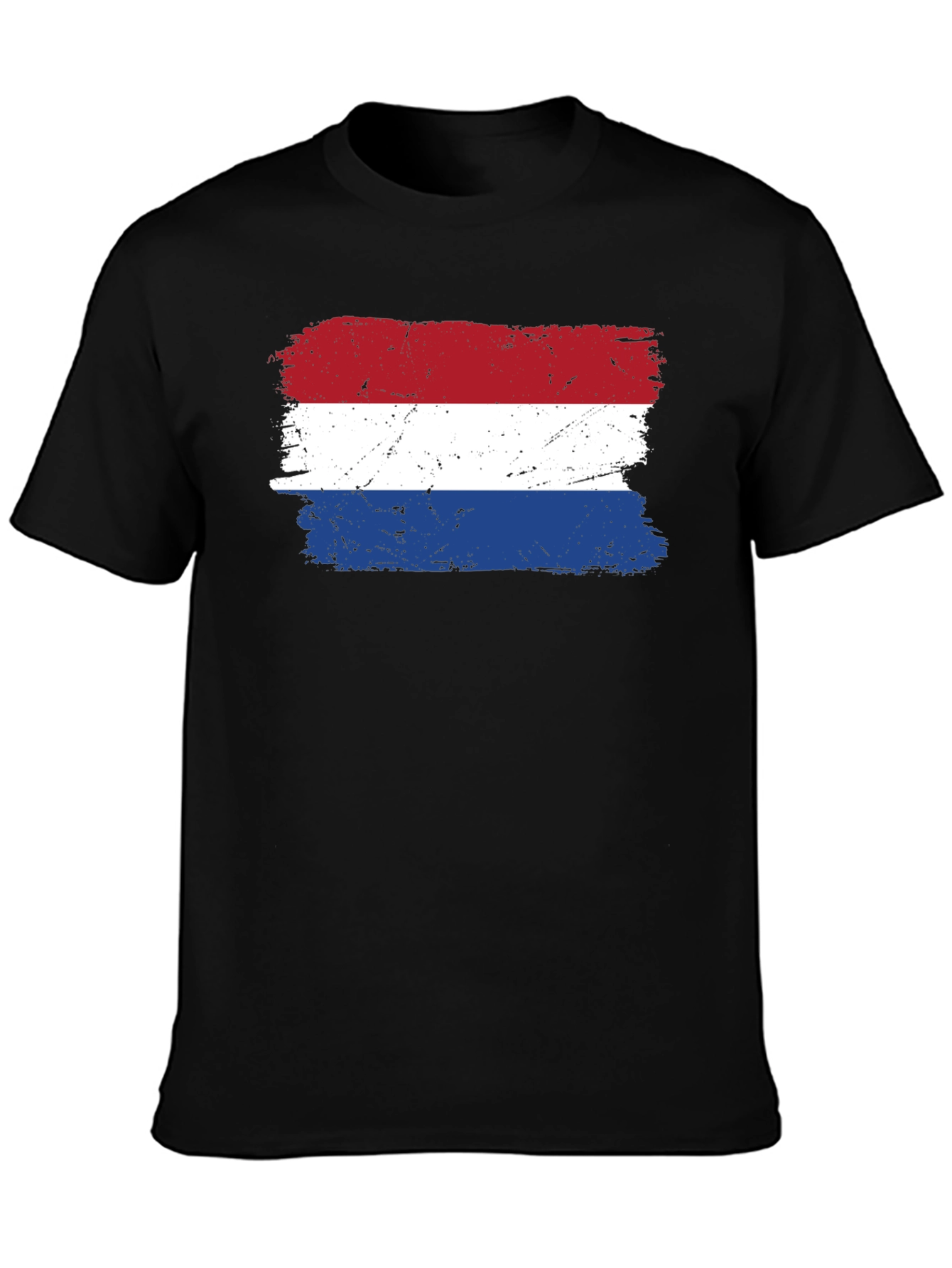 Netherlands Flag Grunge T-Shirt